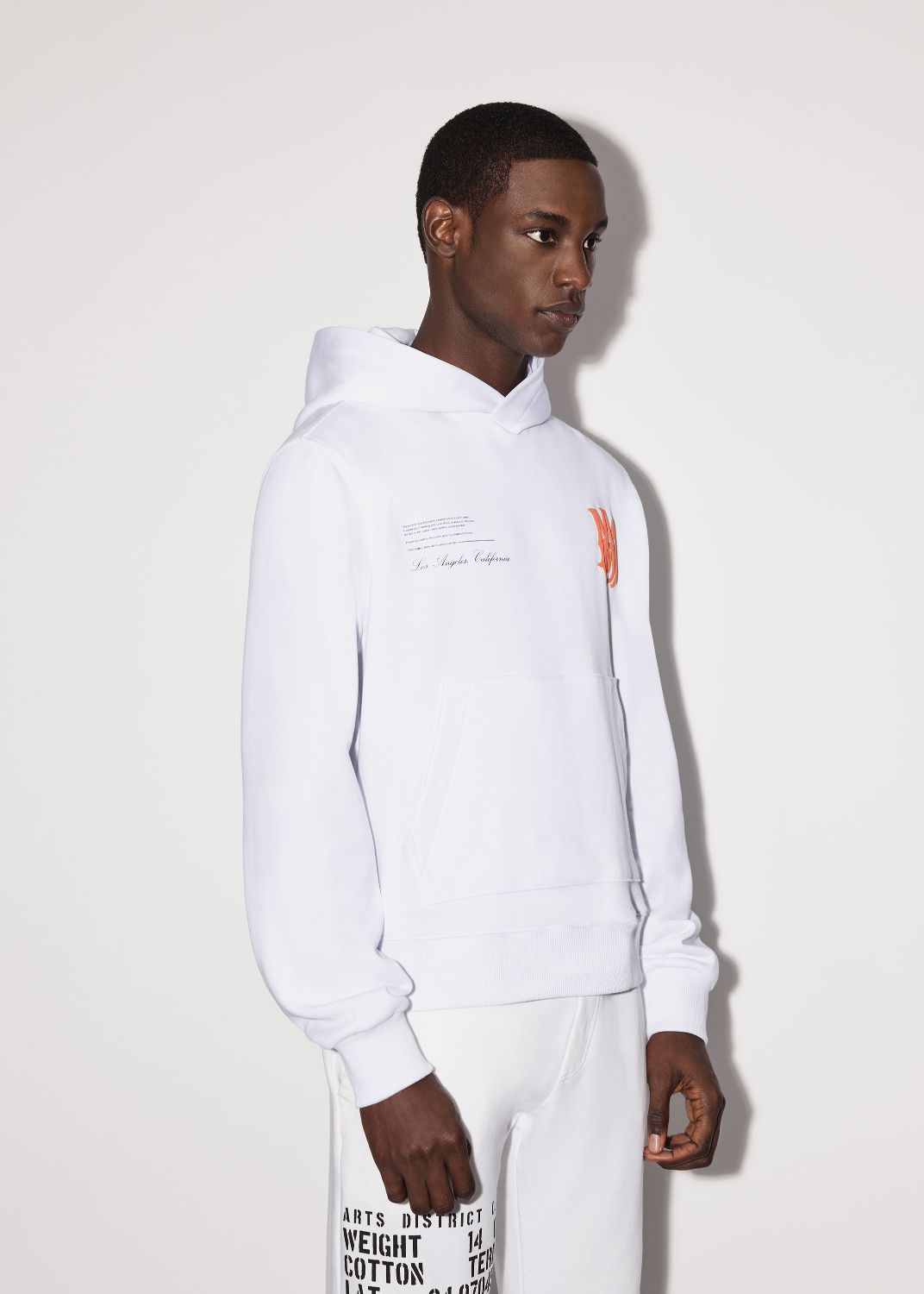 MILITARY SPECS STENCIL HOODIE - WHITE sold by AMIRI product image thumbnail 3