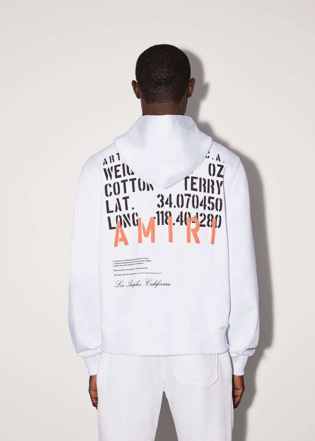 MILITARY SPECS STENCIL HOODIE - WHITE sold by AMIRI product image thumbnail 4