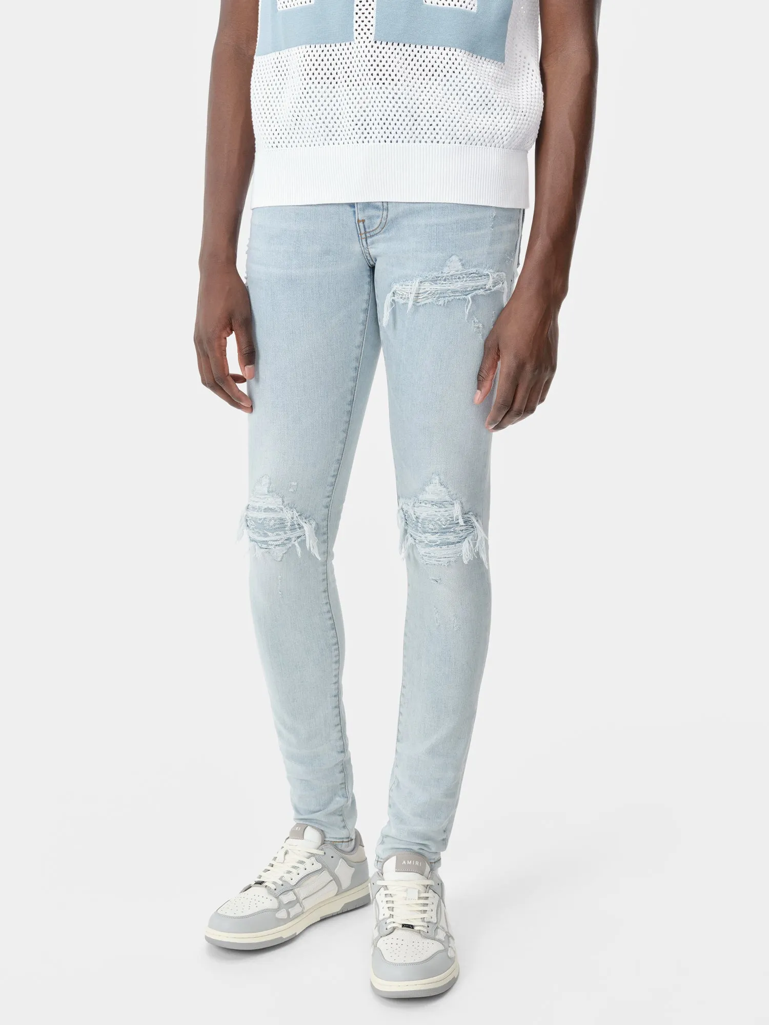 MX1 BANDANA JACQUARD JEAN - Sky Indigo sold by AMIRI product image thumbnail 2