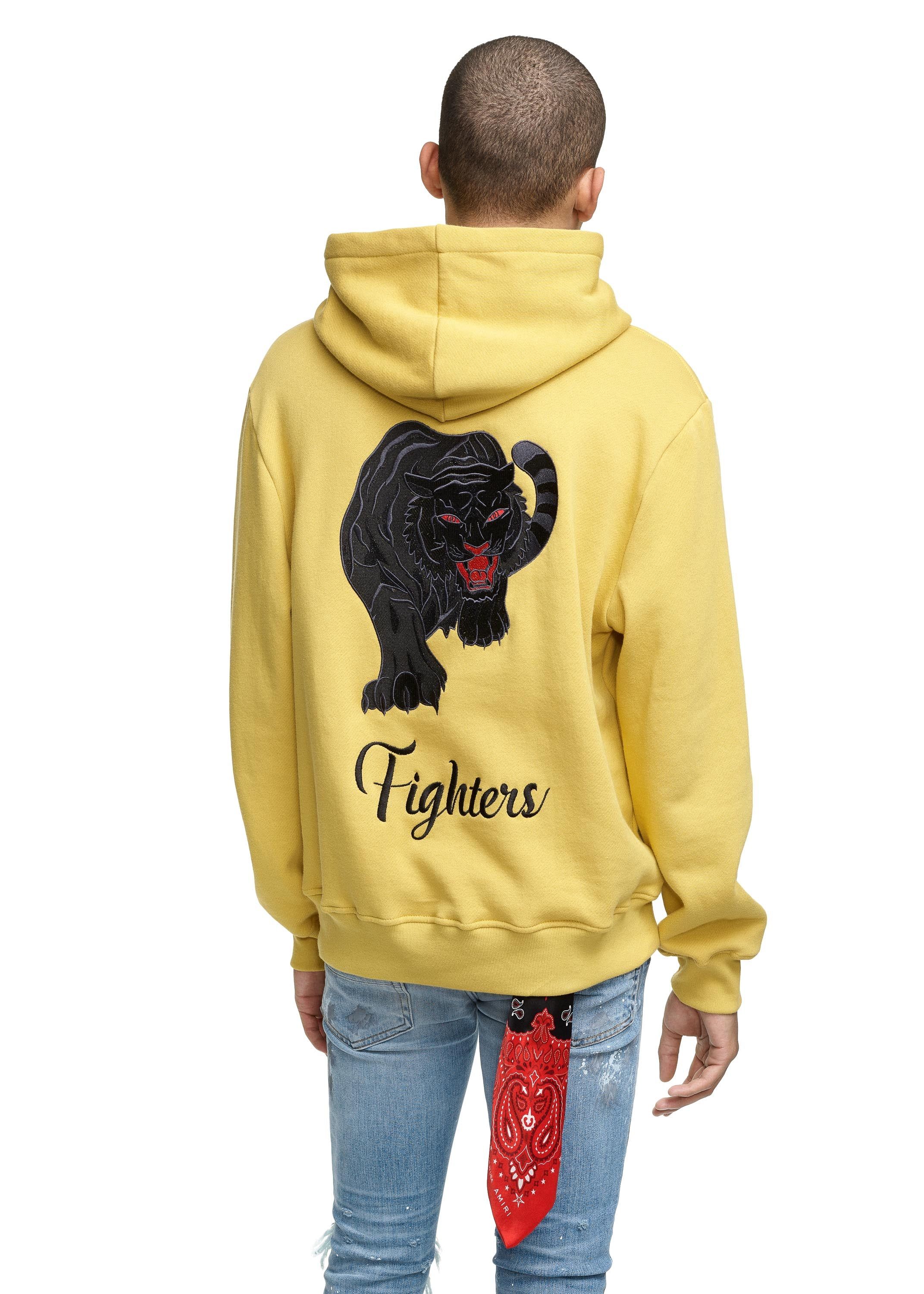 Fighters Embroidered Hoodie Yellow sold by AMIRI product image thumbnail 4
