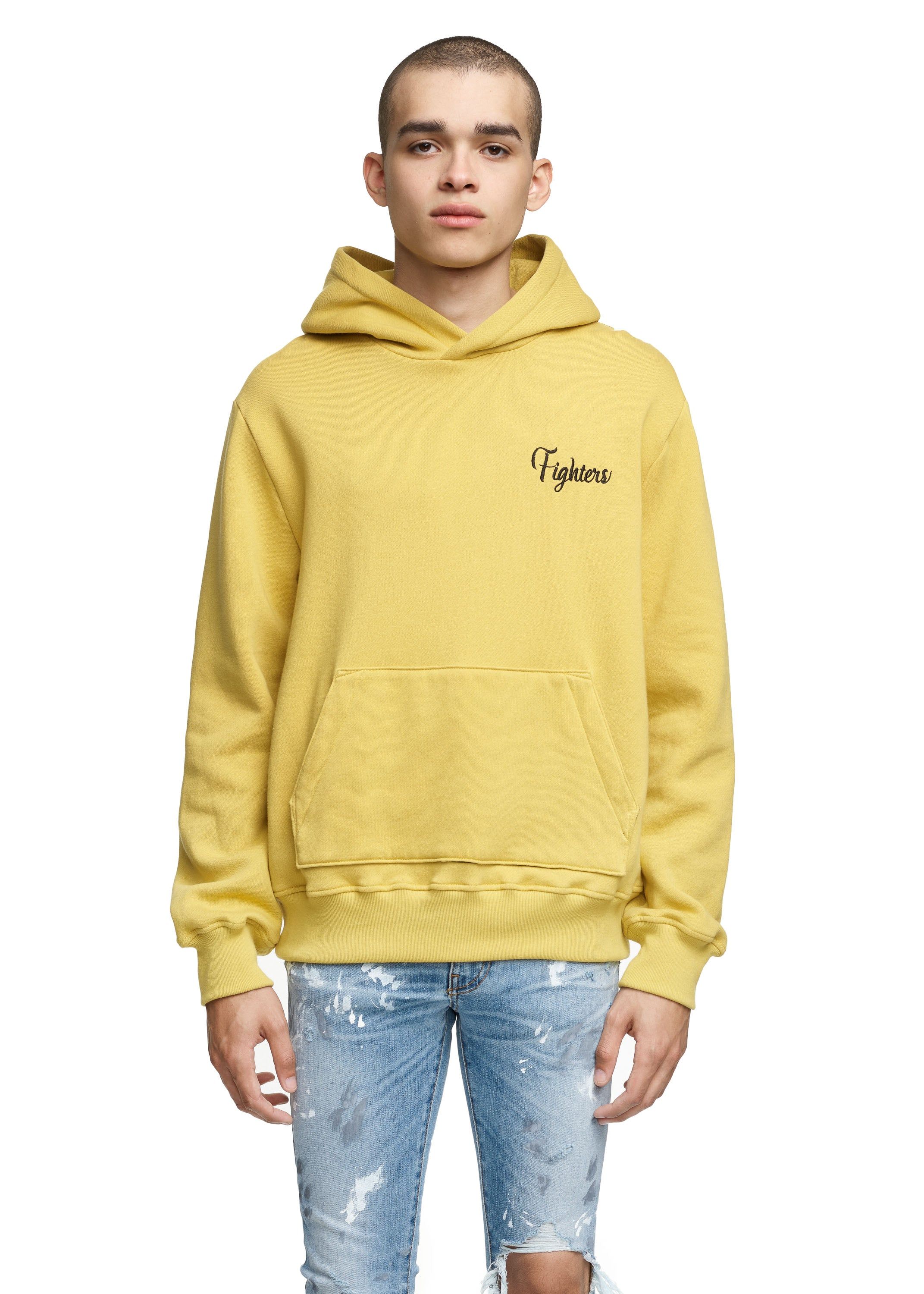 Fighters Embroidered Hoodie Yellow sold by AMIRI product image thumbnail 2