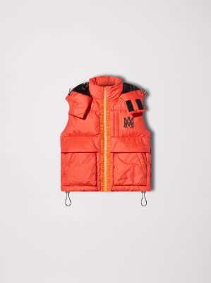 DOWN GILET - ORANGE made by AMIRI