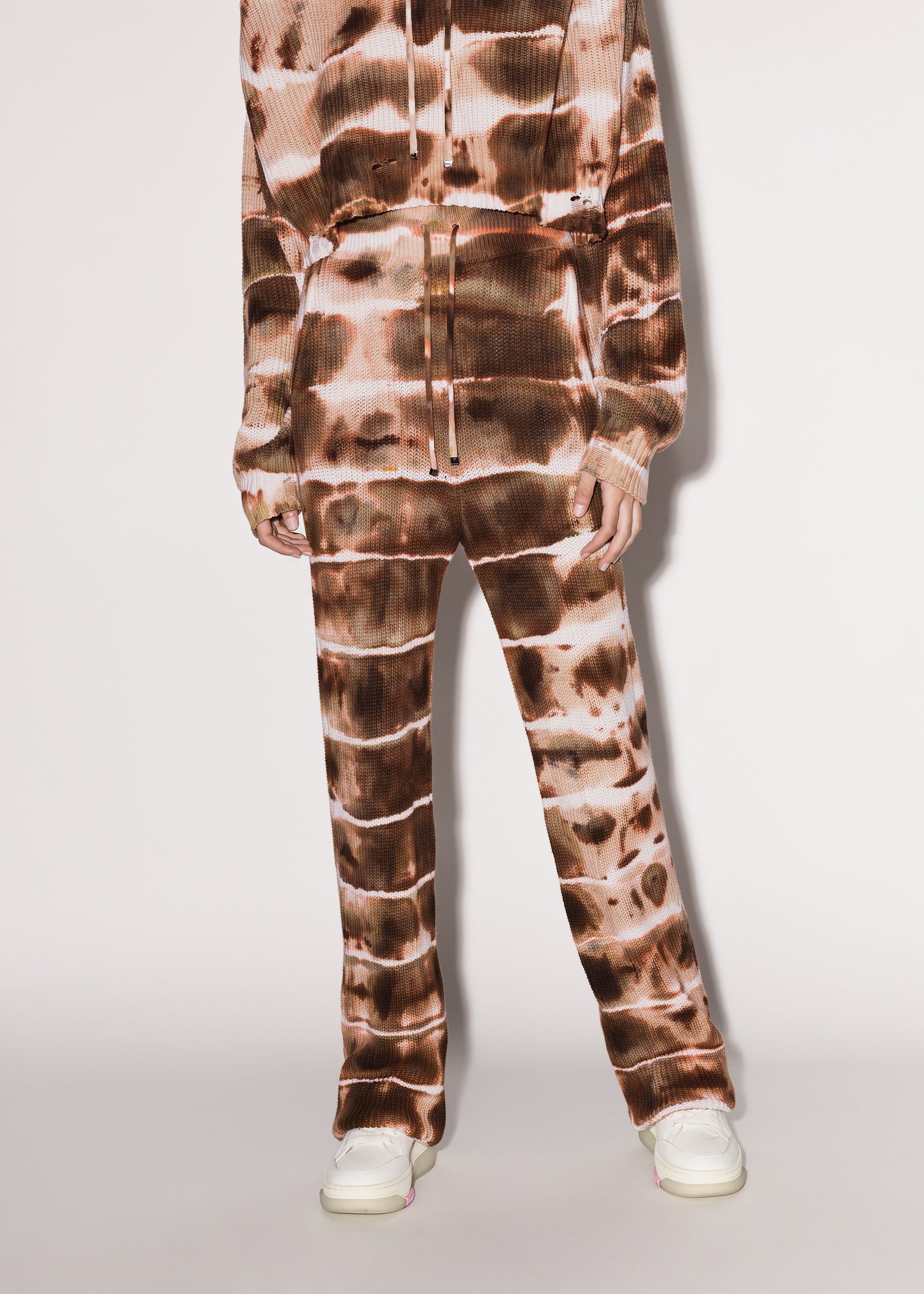 WOMEN - TIE DYE RIB SWEATPANTS - ORANGE sold by AMIRI product image thumbnail 2