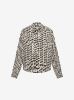 AMIRI ALL OVER LONG SLEEVE SHIRT - BLACK / WHITE sold by AMIRI