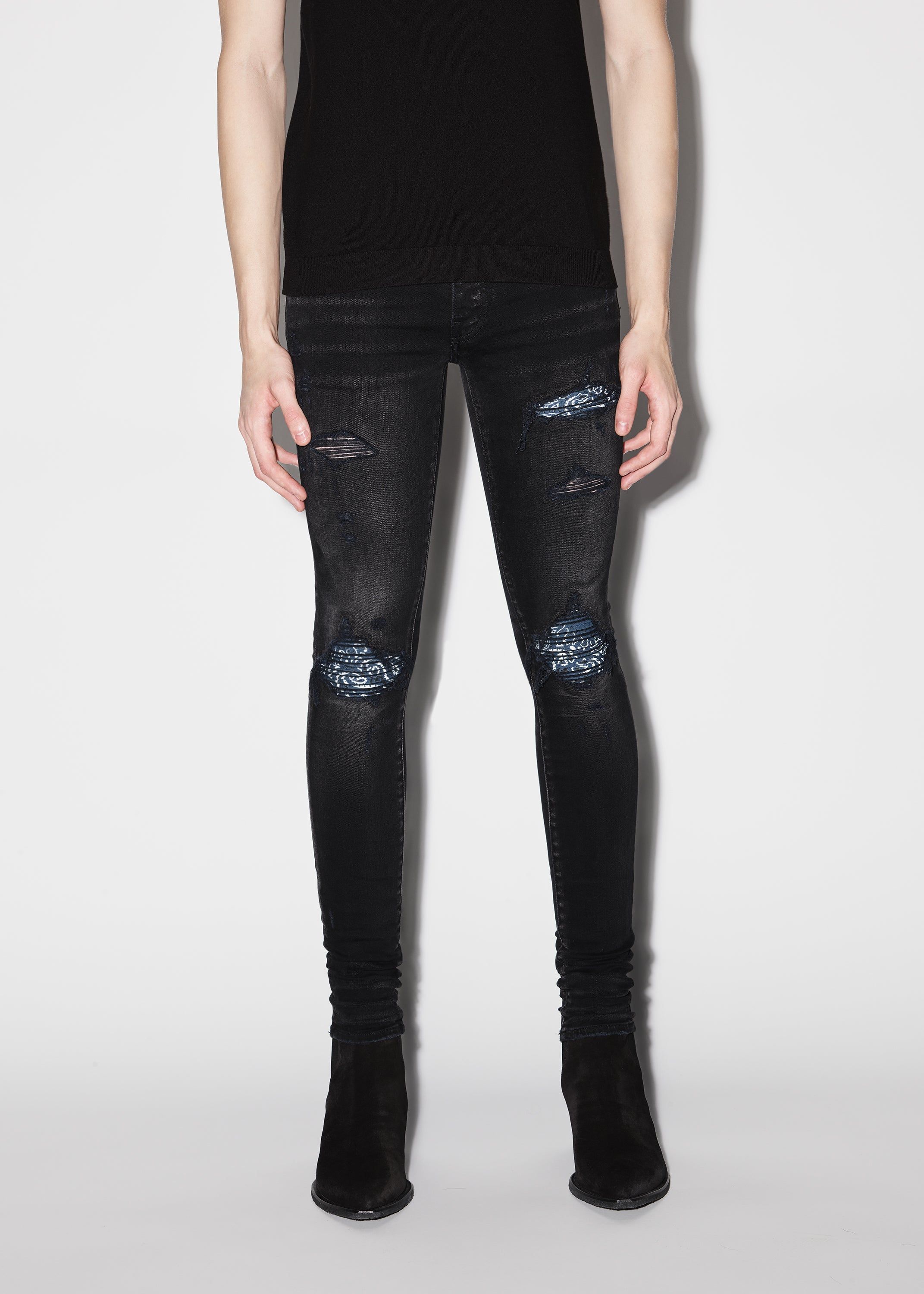 BANDANA MX1 - AGED BLACK sold by AMIRI product image thumbnail 2