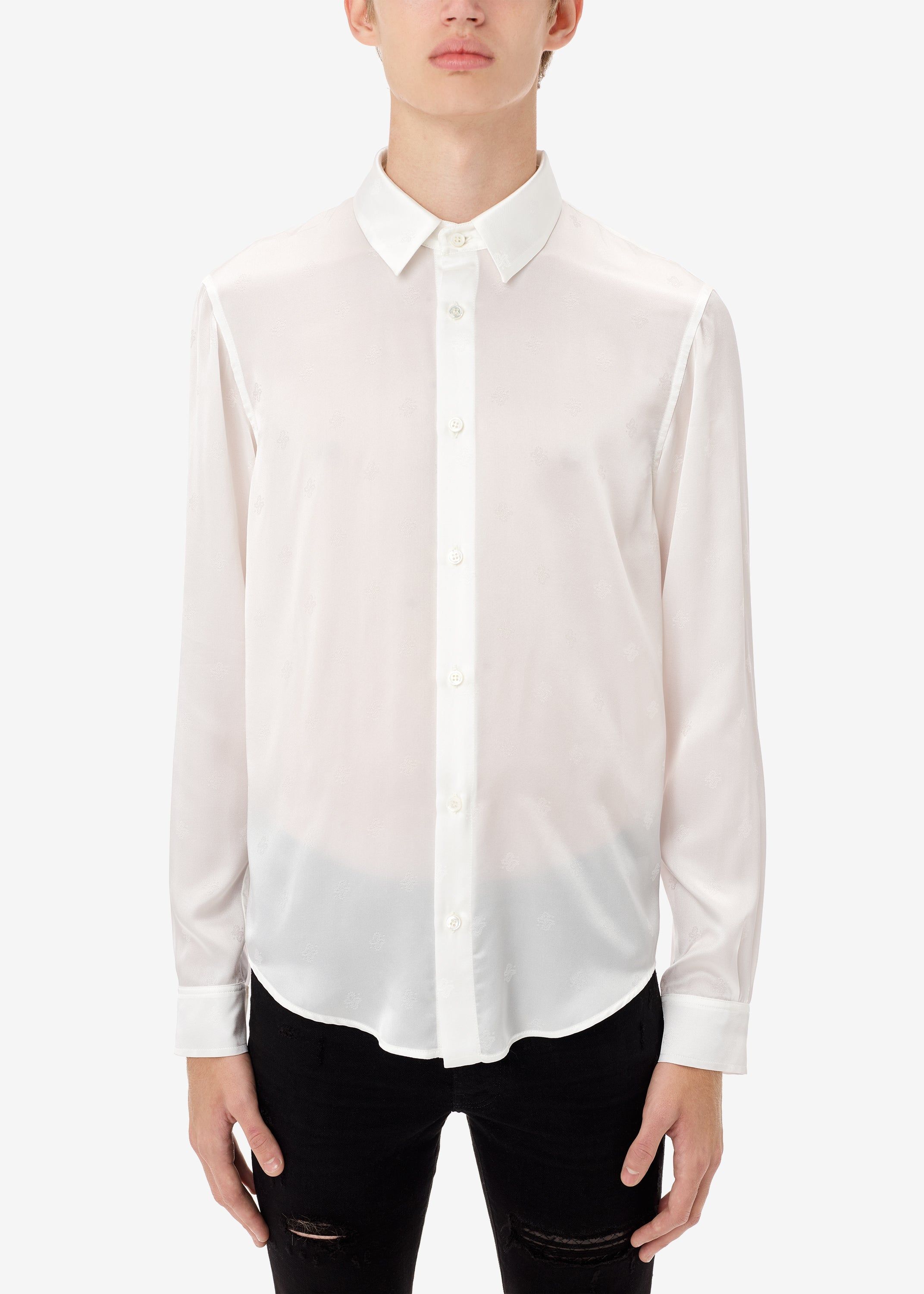 Exclusive Micro Paisley Shirt - White sold by AMIRI product image thumbnail 2