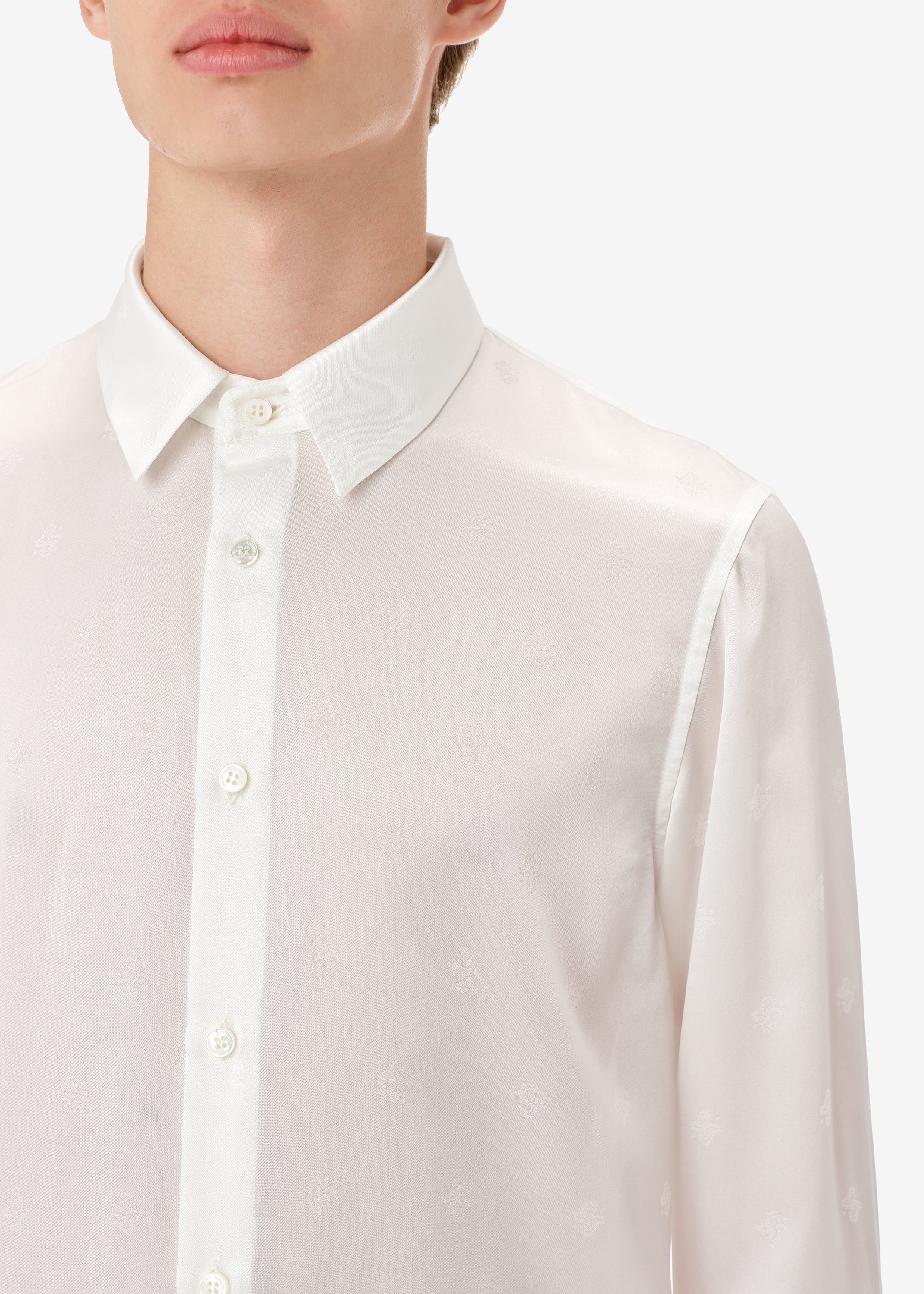 Exclusive Micro Paisley Shirt - White sold by AMIRI product image thumbnail 3