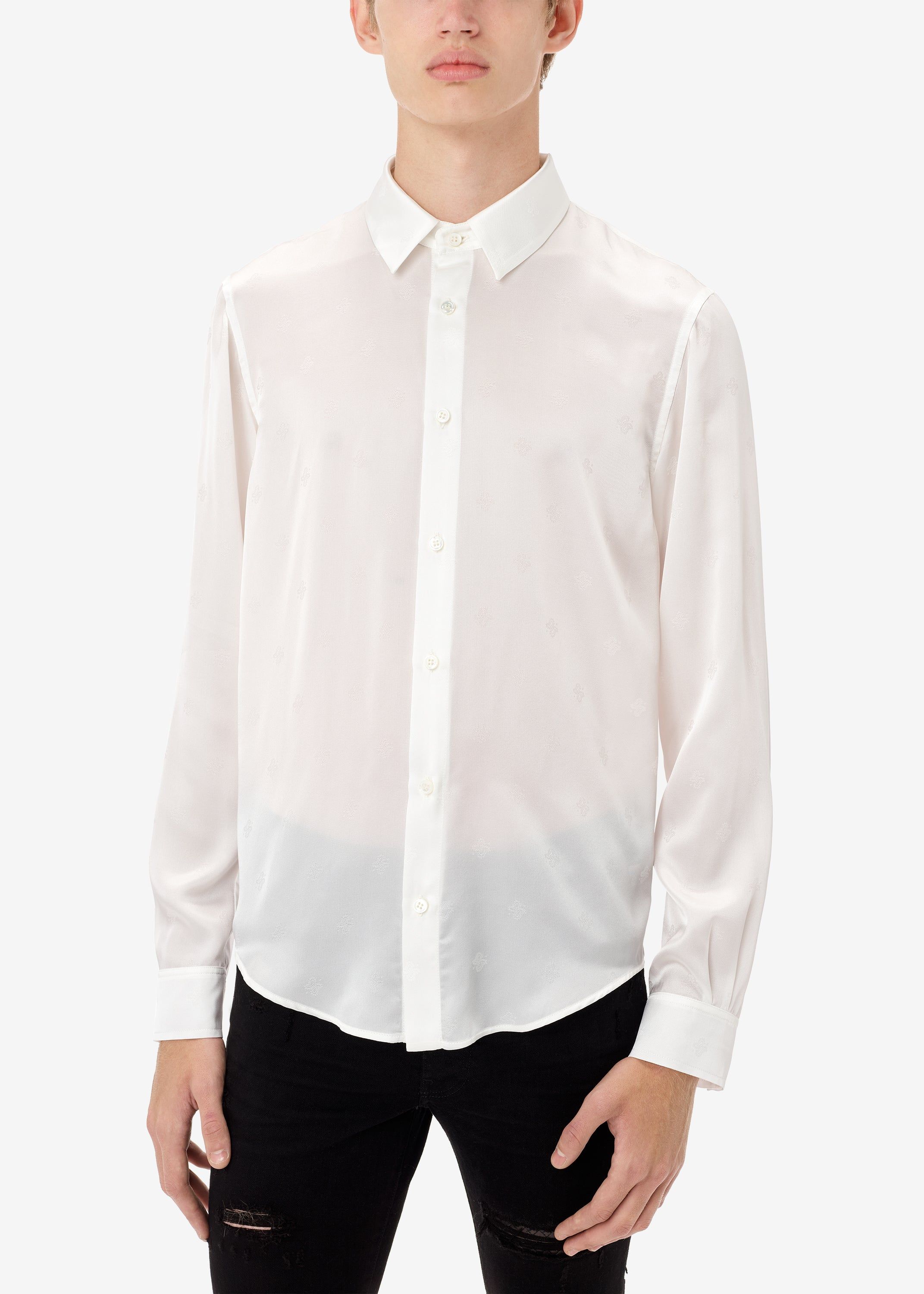 Exclusive Micro Paisley Shirt - White sold by AMIRI product image thumbnail 5