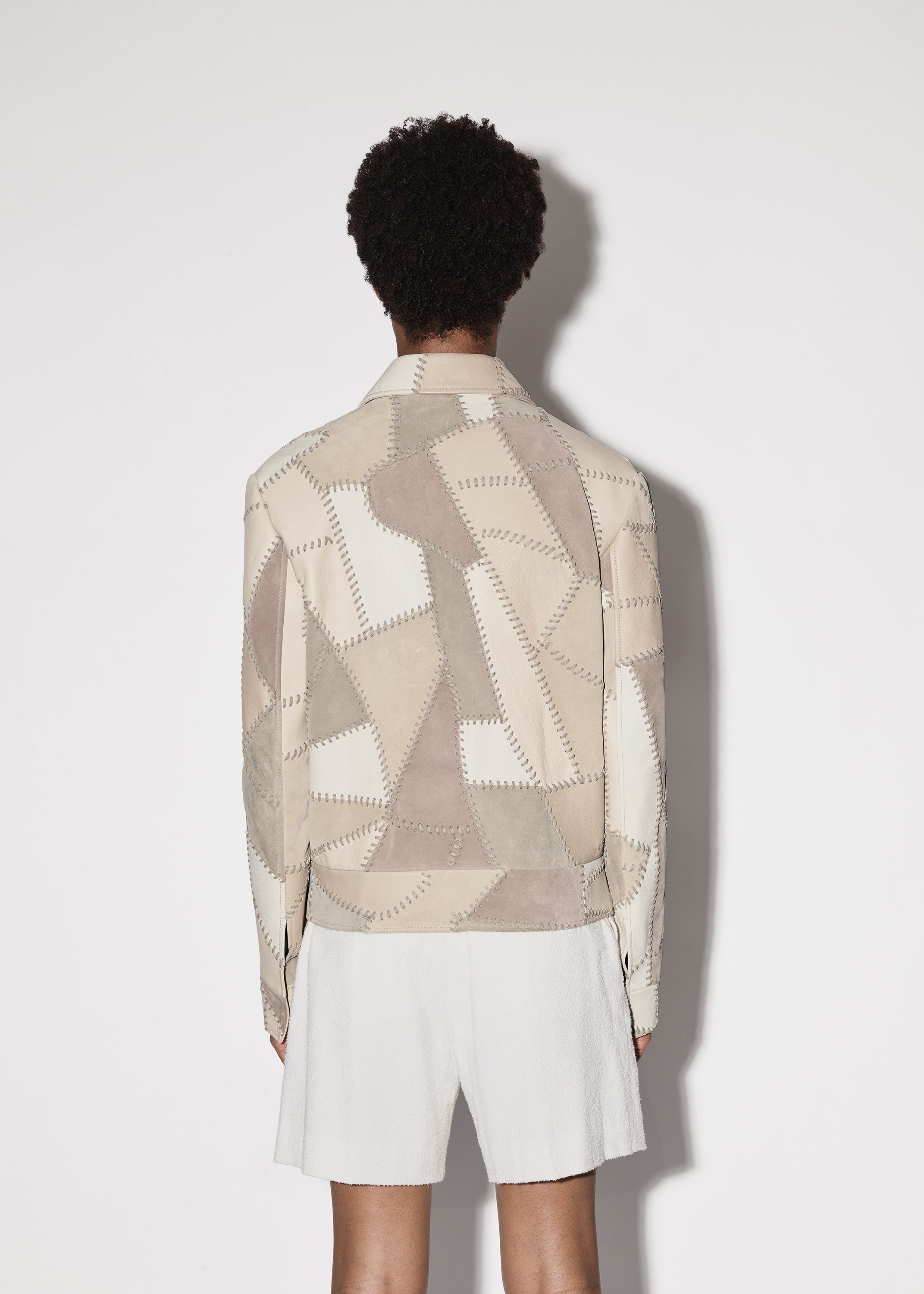 PATCHWORK JACKET - BEIGE sold by AMIRI product image thumbnail 4