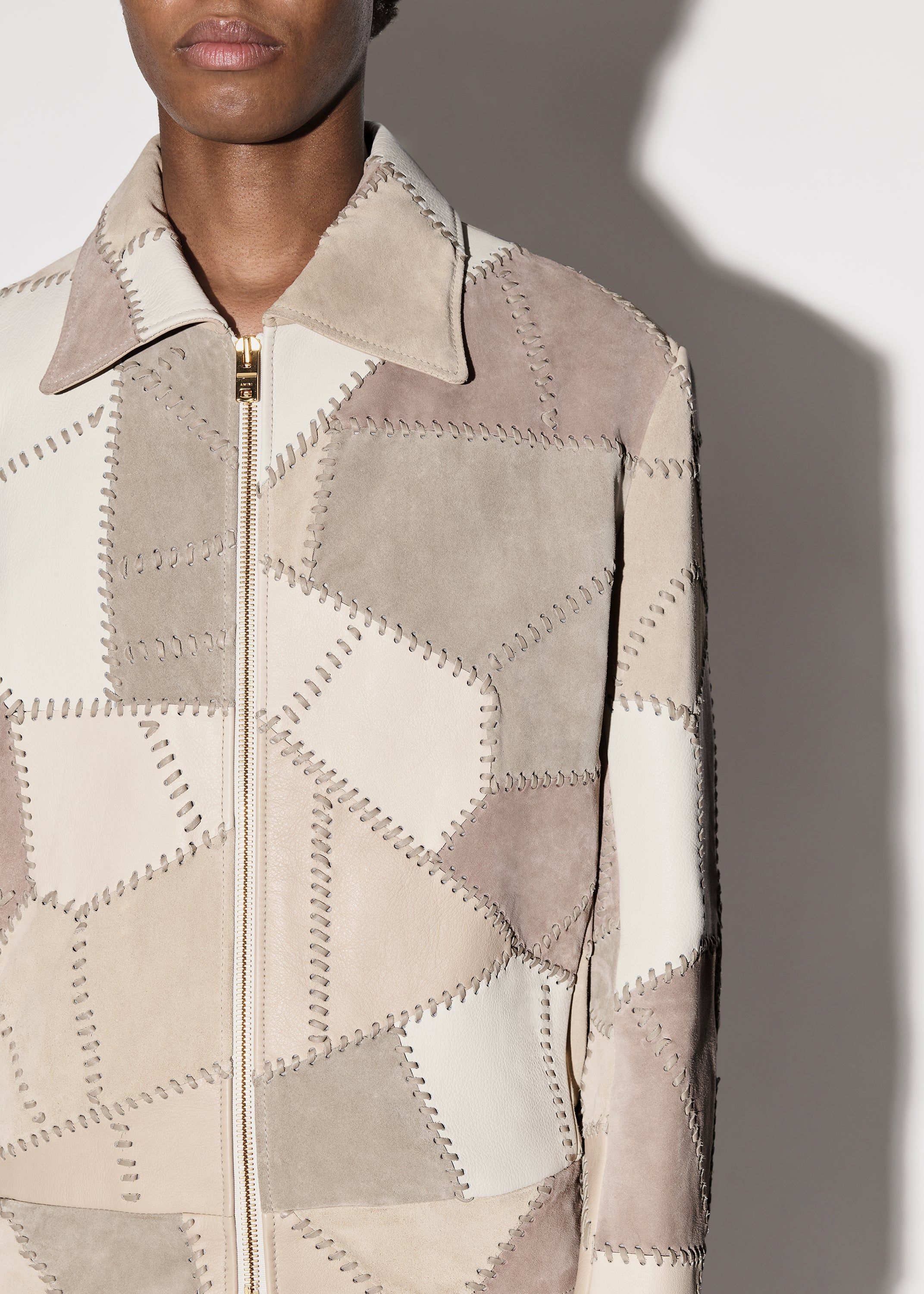PATCHWORK JACKET - BEIGE sold by AMIRI product image thumbnail 5