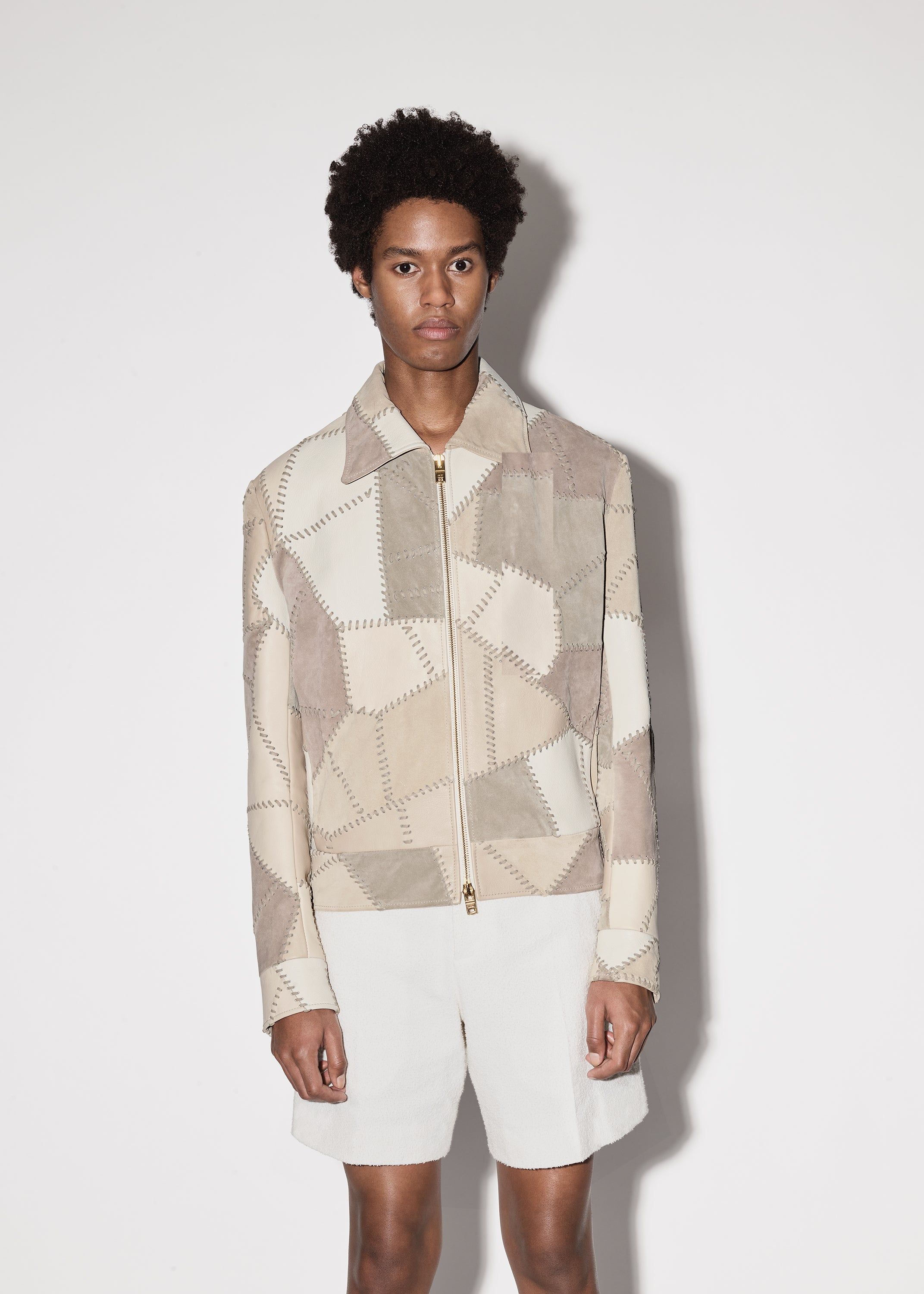 PATCHWORK JACKET - BEIGE sold by AMIRI product image thumbnail 2