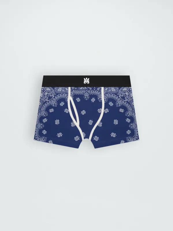 BANDANA BRIEFS - BLUE made by AMIRI