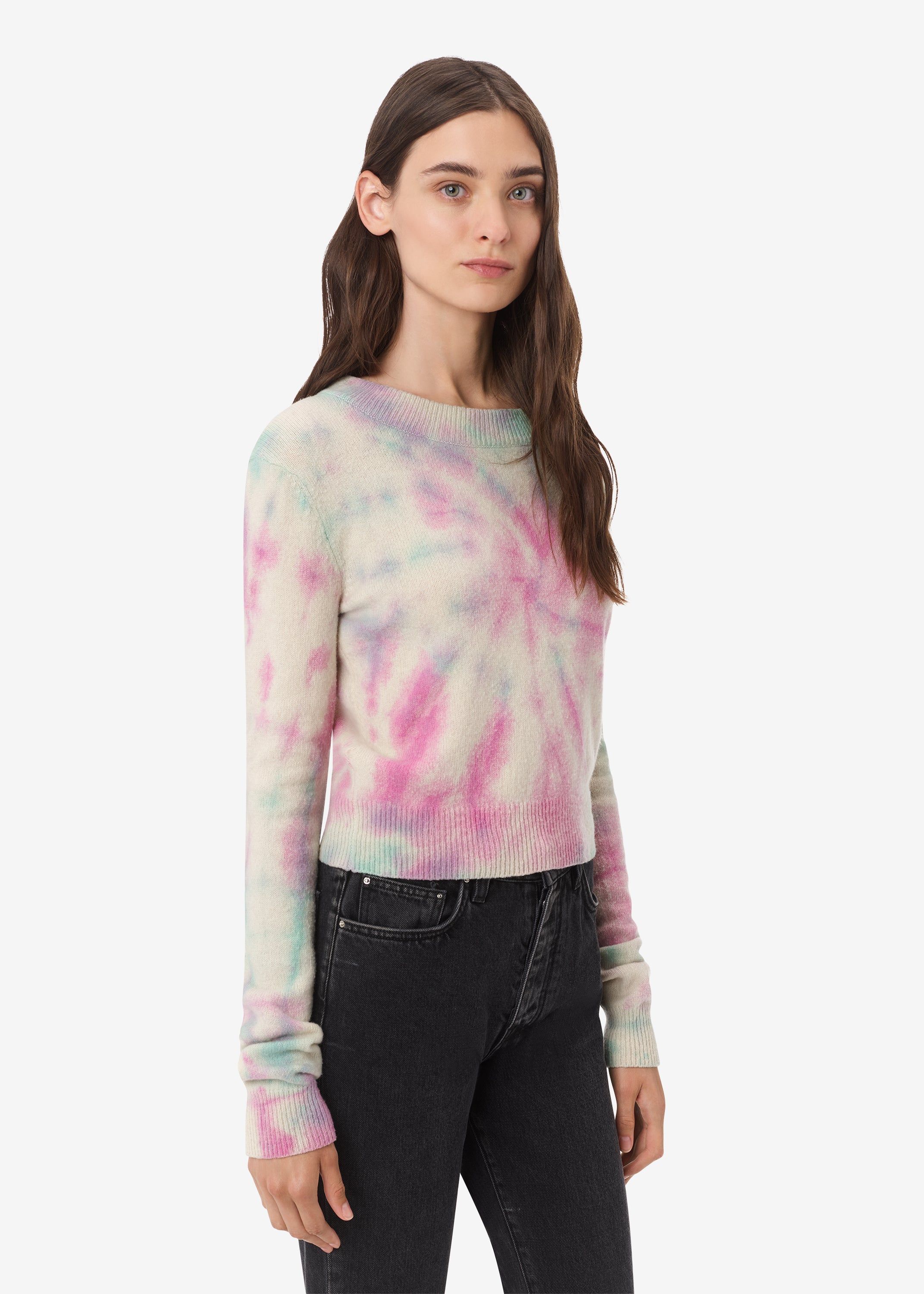 WOMEN - TIE DYE CASHMERE CREWNECK - MULTI sold by AMIRI product image thumbnail 3