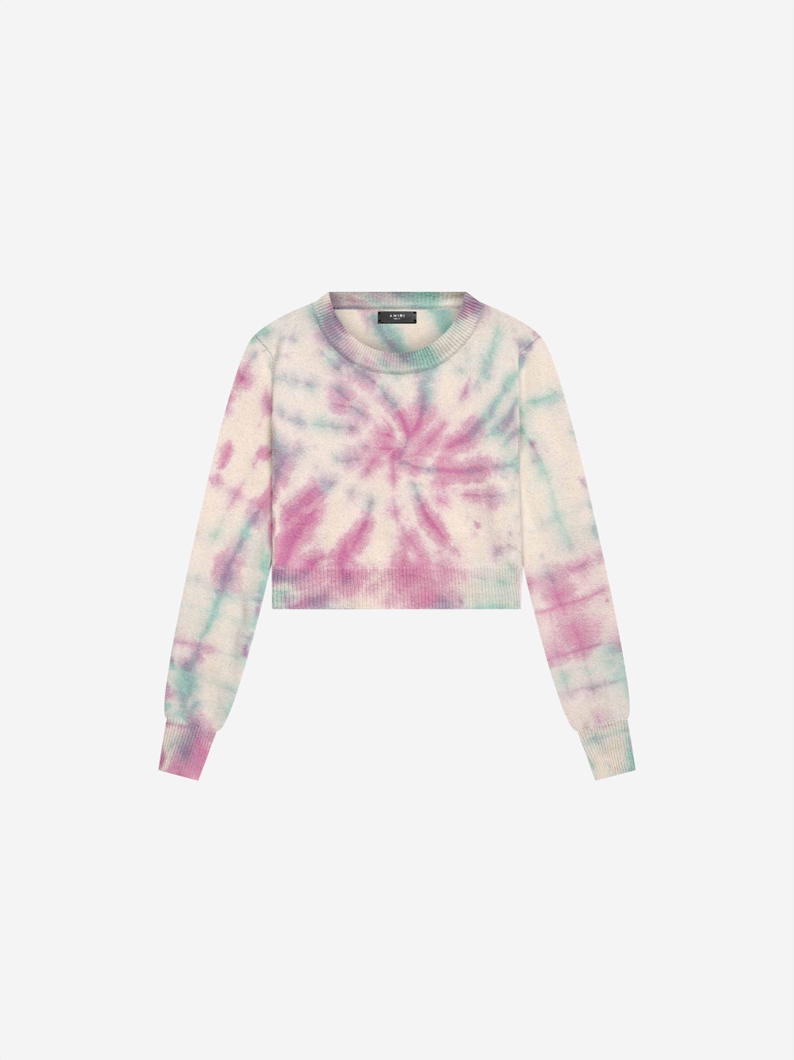 WOMEN - TIE DYE CASHMERE CREWNECK - MULTI sold by AMIRI