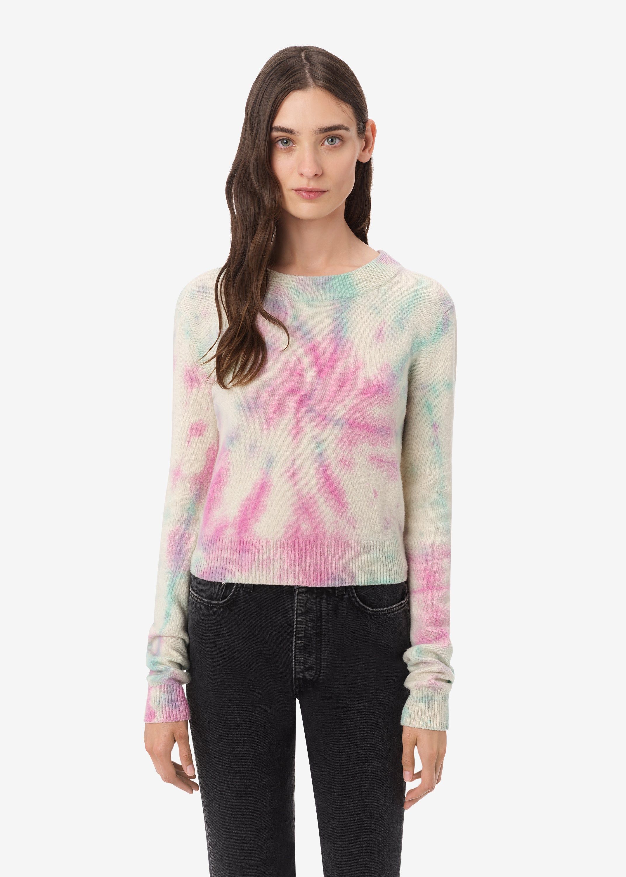 WOMEN - TIE DYE CASHMERE CREWNECK - MULTI sold by AMIRI product image thumbnail 2