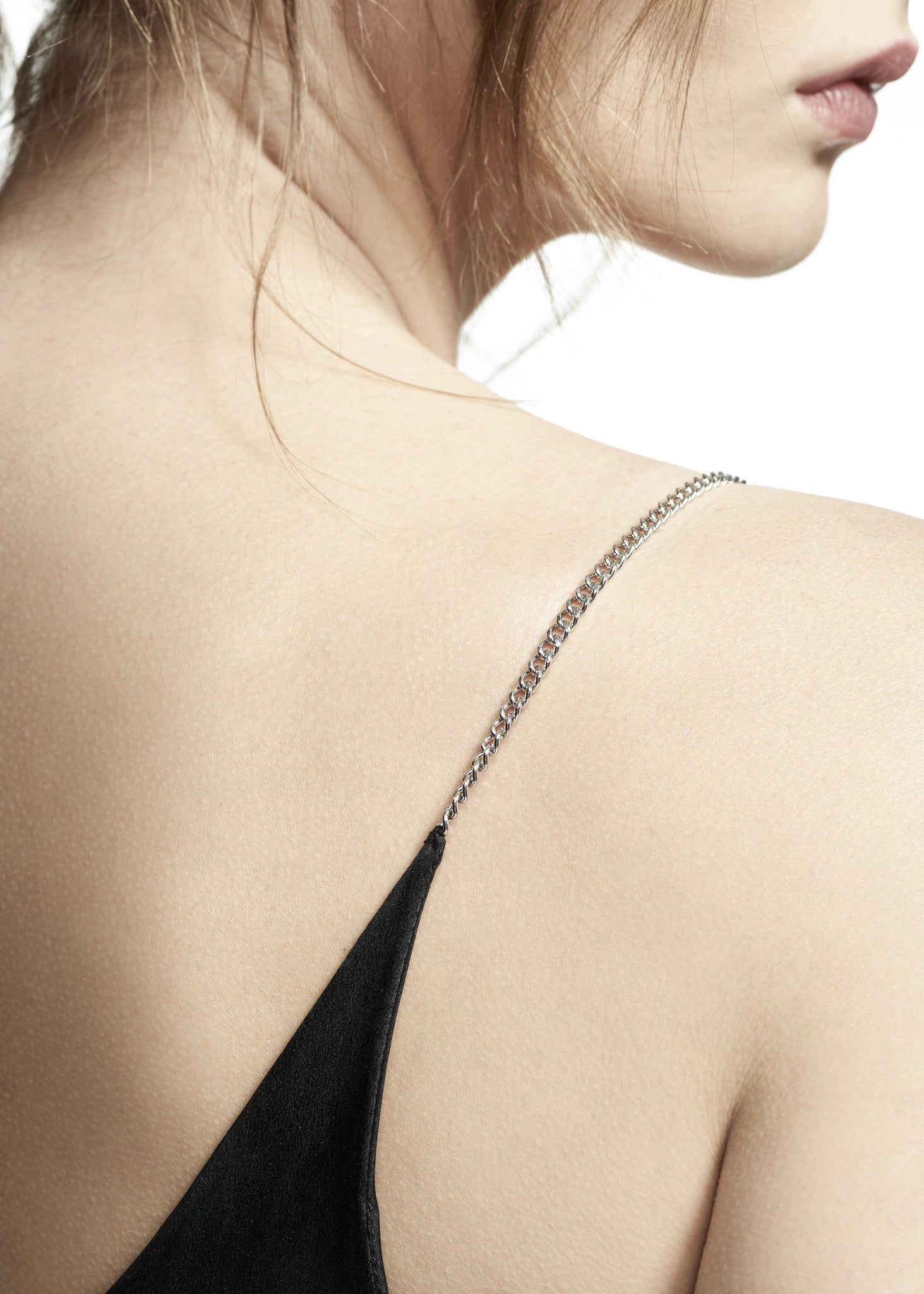 LOW SCOOP CHAIN SLIP DRESS BLACK sold by AMIRI product image thumbnail 5