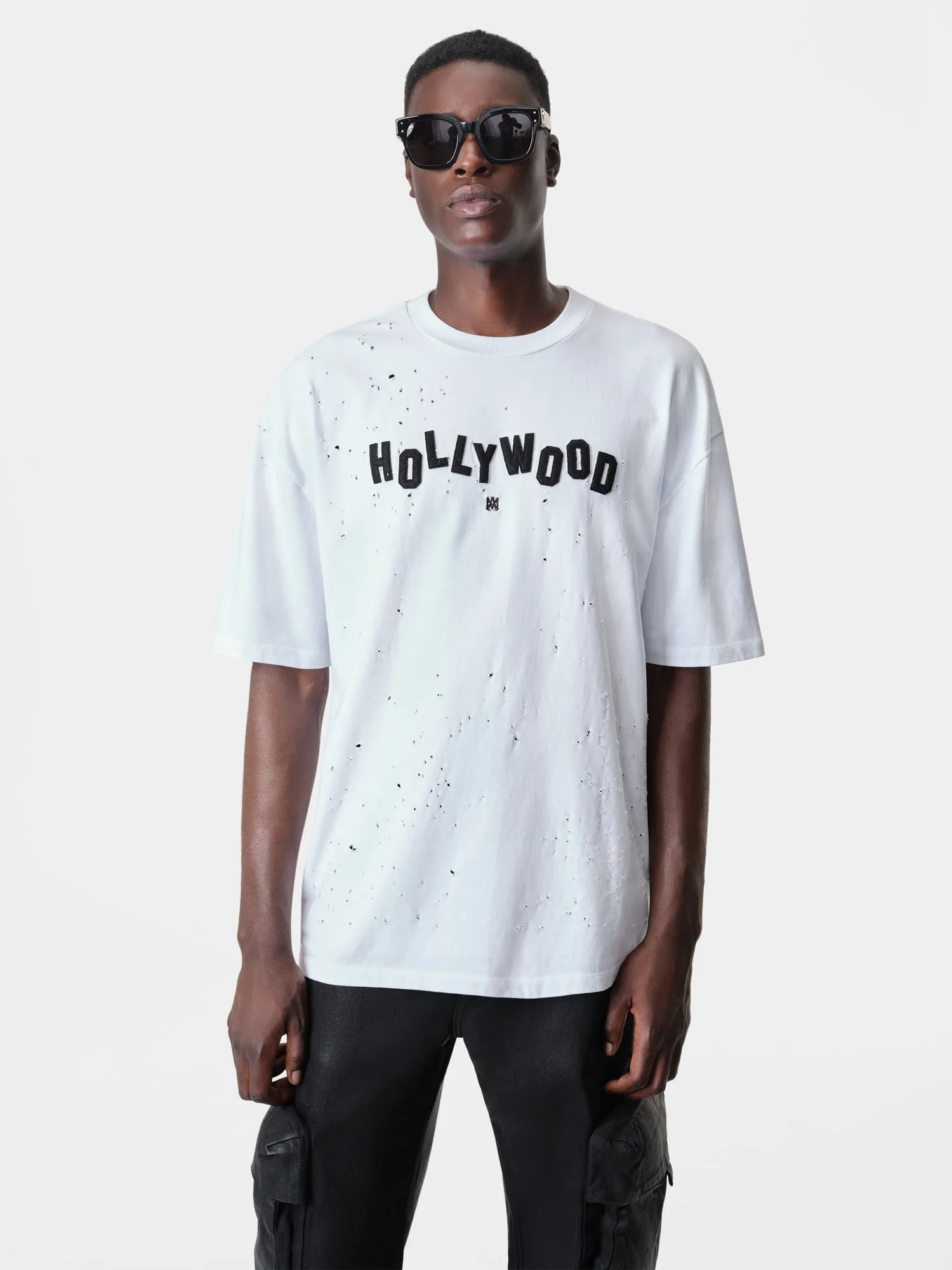 HOLLYWOOD SHOTGUN OVERSIZED TEE - White sold by AMIRI product image thumbnail 2