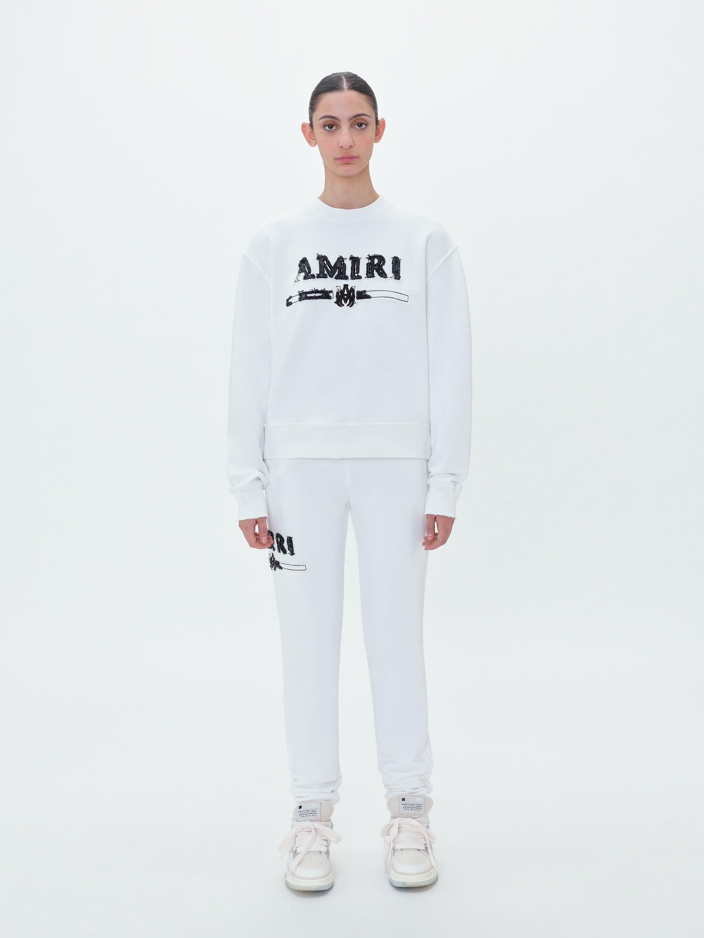 WOMEN - M.A. BAR APPLIQUE SWEATPANT - WHITE sold by AMIRI product image thumbnail 2