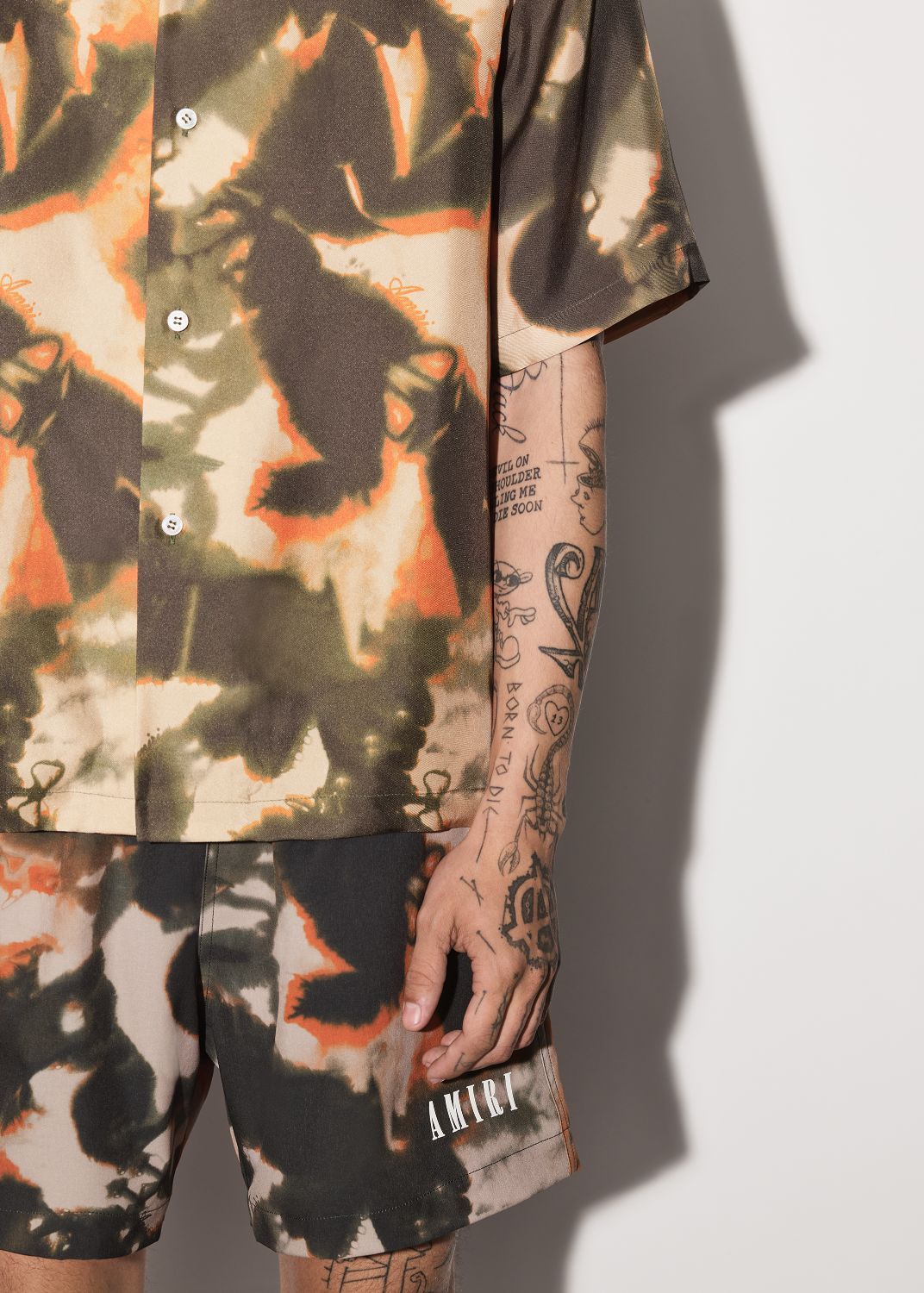 ALL OVER CAMO CAMP SHIRT - TAN sold by AMIRI product image thumbnail 4
