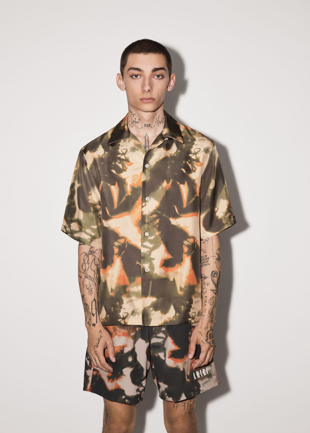 ALL OVER CAMO CAMP SHIRT - TAN sold by AMIRI product image thumbnail 2