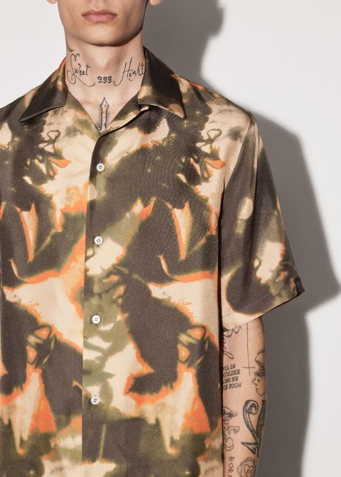 ALL OVER CAMO CAMP SHIRT - TAN sold by AMIRI product image thumbnail 3