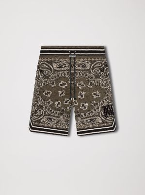 BANDANA SHORTS - GREEN made by AMIRI