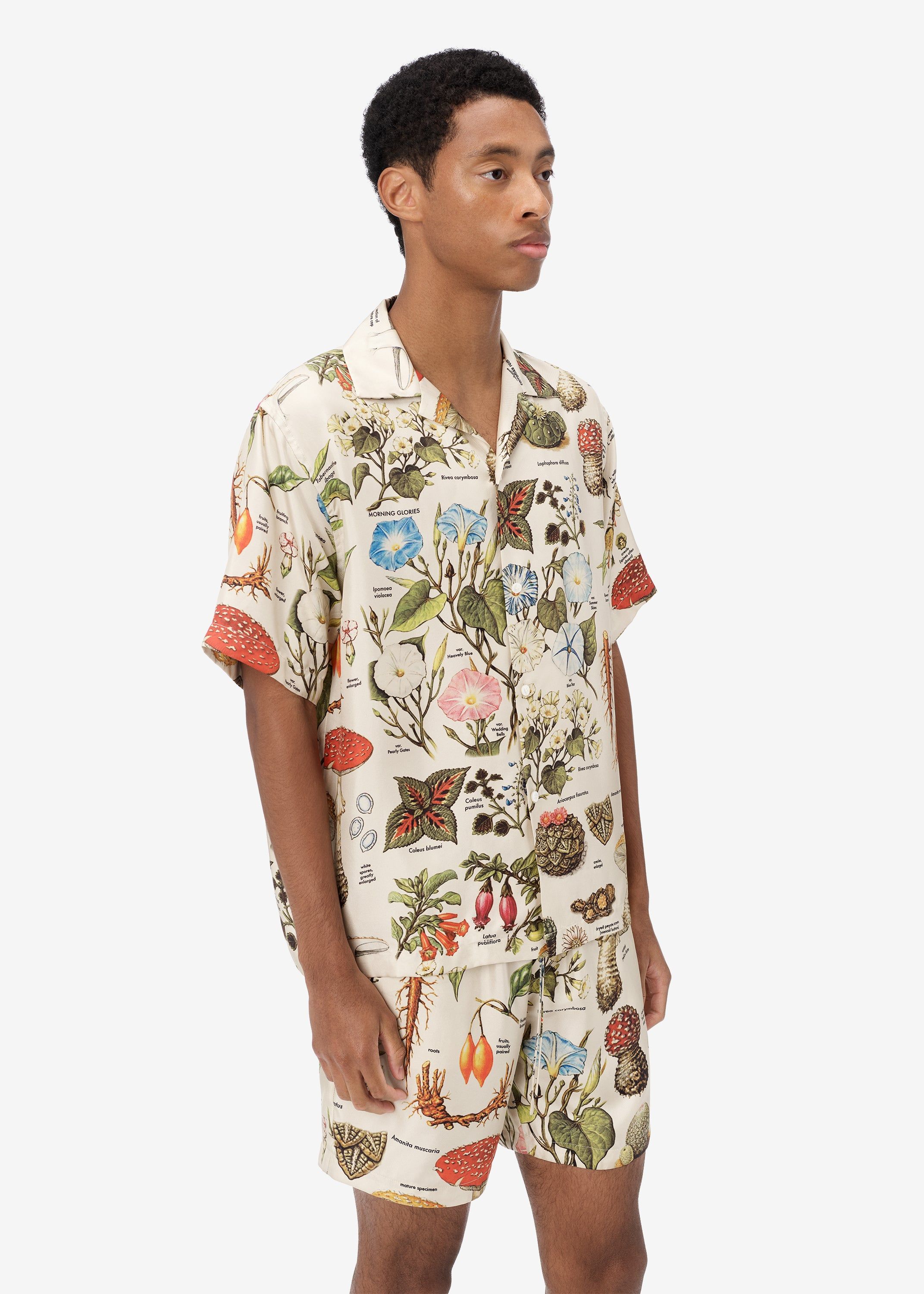 PSYCHEDELIC SHORT SLEEVE SHIRT - Natural sold by AMIRI product image thumbnail 4