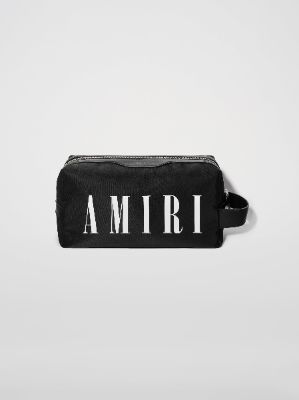 NYLON LOGO DOPP KIT - BLACK sold by AMIRI