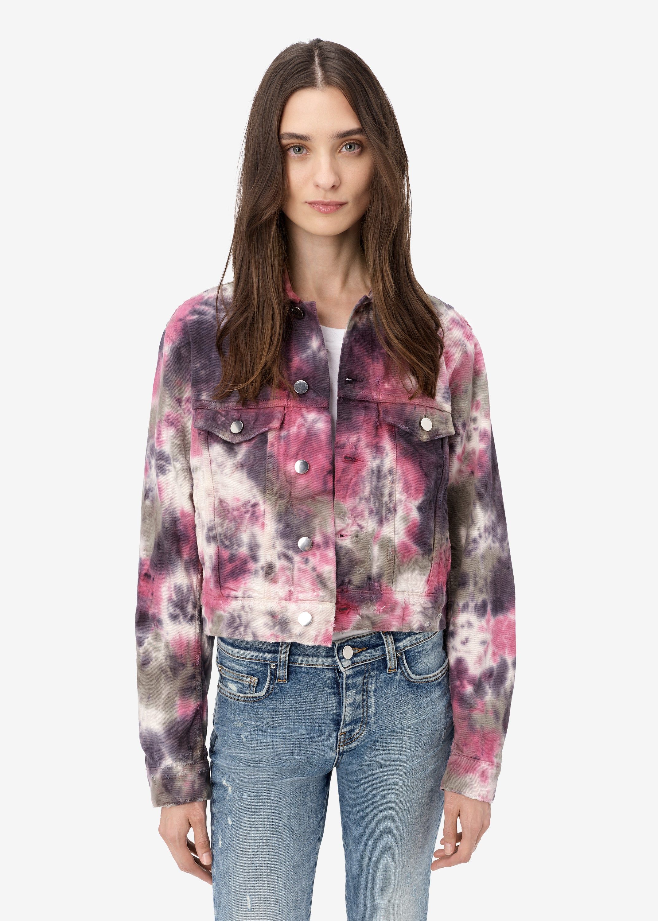 TIE DYE DENIM TRUCKER - MULTI sold by AMIRI product image thumbnail 2