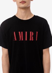 AMIRI CORE LOGO TEE - BLACK / RED sold by AMIRI