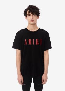 AMIRI CORE LOGO TEE - BLACK / RED sold by AMIRI