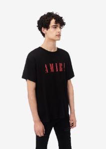 AMIRI CORE LOGO TEE - BLACK / RED sold by AMIRI