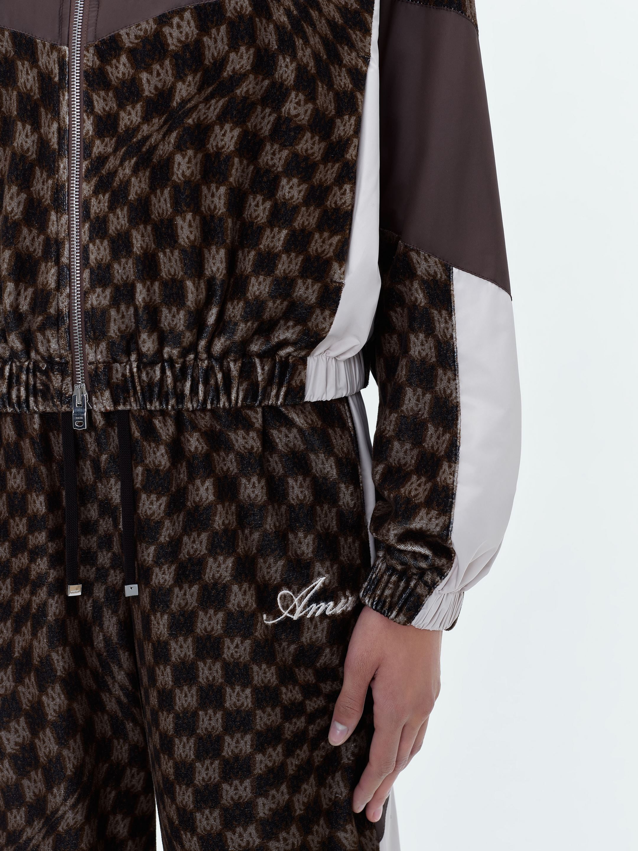 WOMEN - RETRO ZIP UP TRACK JACKET - BROWN MULTI sold by AMIRI product image thumbnail 6