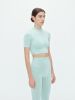 WOMEN - SEAMLESS KNIT SHIRT - MINT sold by AMIRI