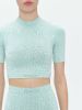 WOMEN - SEAMLESS KNIT SHIRT - MINT sold by AMIRI