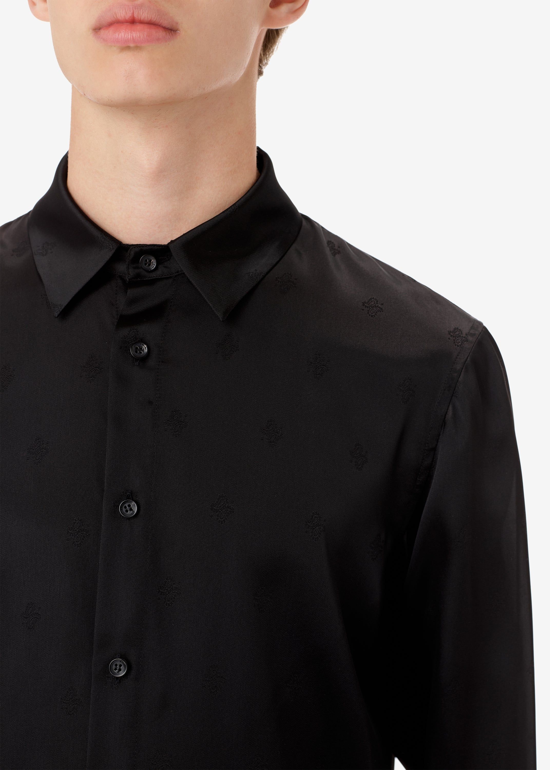 Exclusive Micro Paisley Shirt - Black sold by AMIRI product image thumbnail 4