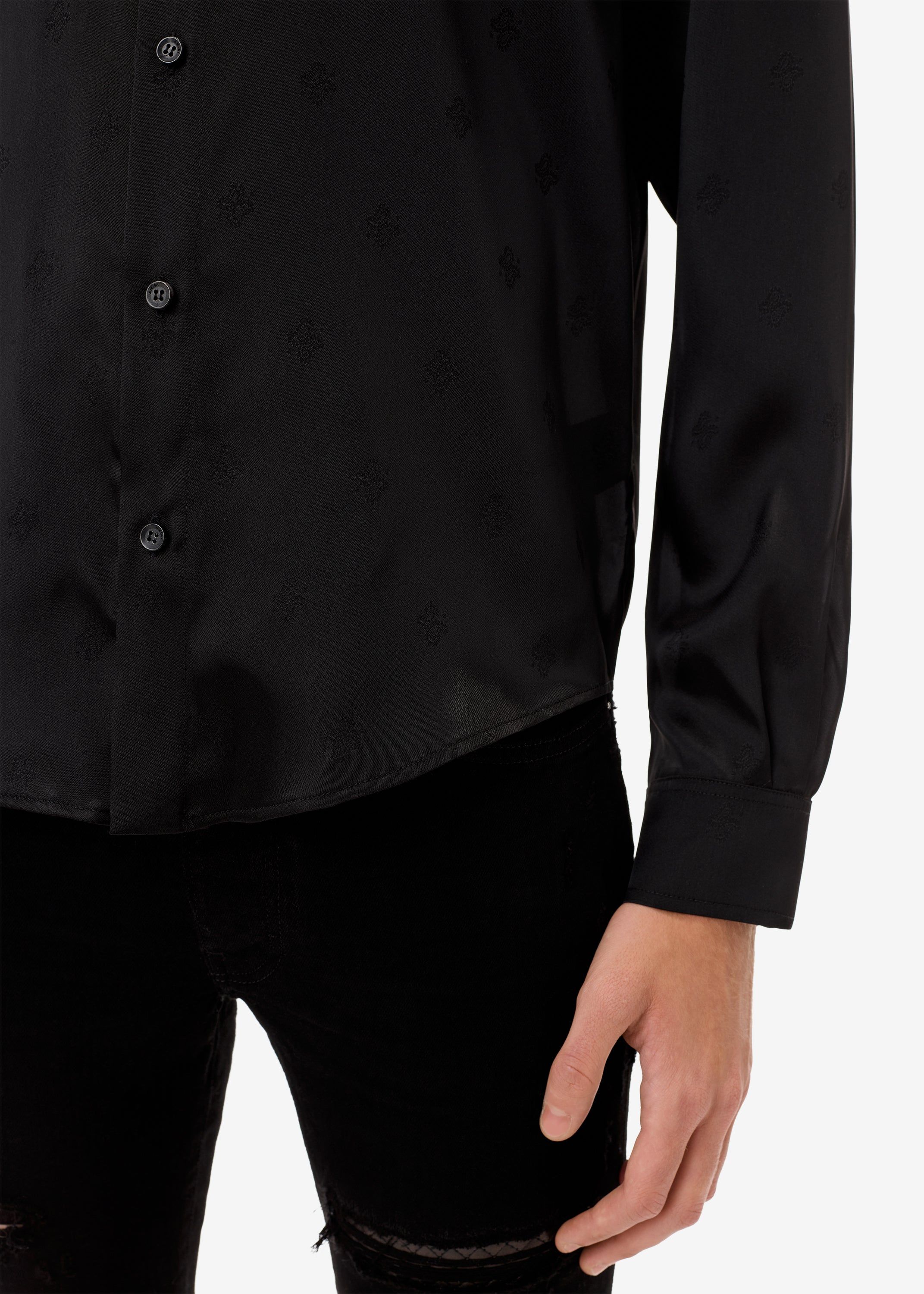 Exclusive Micro Paisley Shirt - Black sold by AMIRI product image thumbnail 5