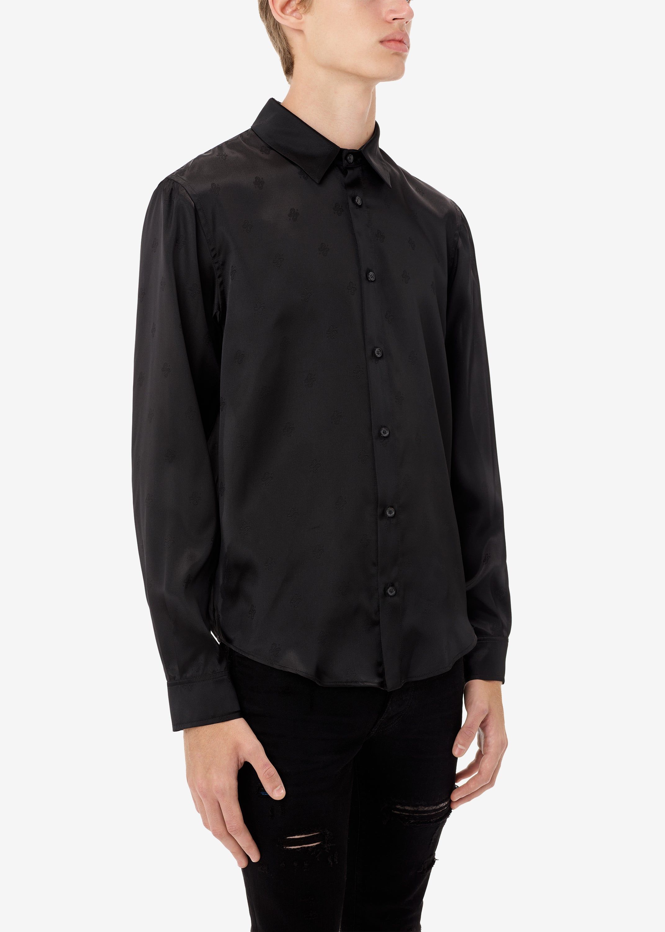 Exclusive Micro Paisley Shirt - Black sold by AMIRI product image thumbnail 3