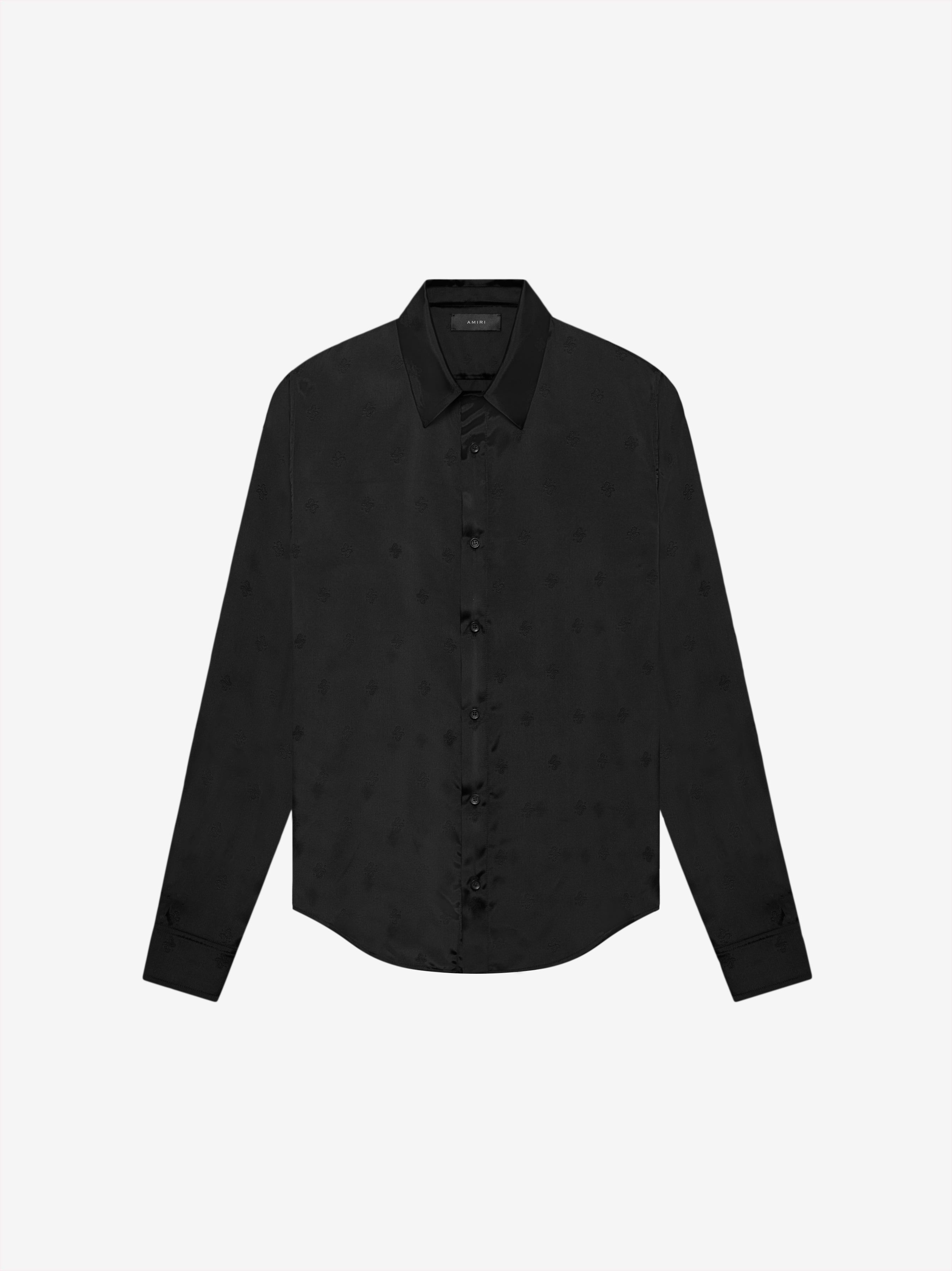 Exclusive Micro Paisley Shirt - Black sold by AMIRI