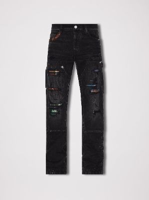 PLAID CARPENTER PANT - AGED BLACK sold by AMIRI