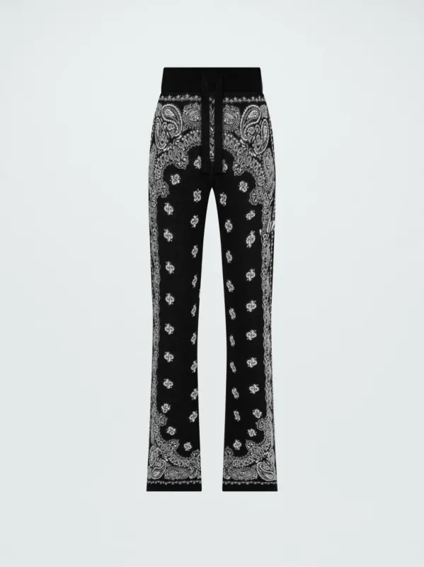 WOMEN - BANDANA PANTS - BLACK sold by AMIRI