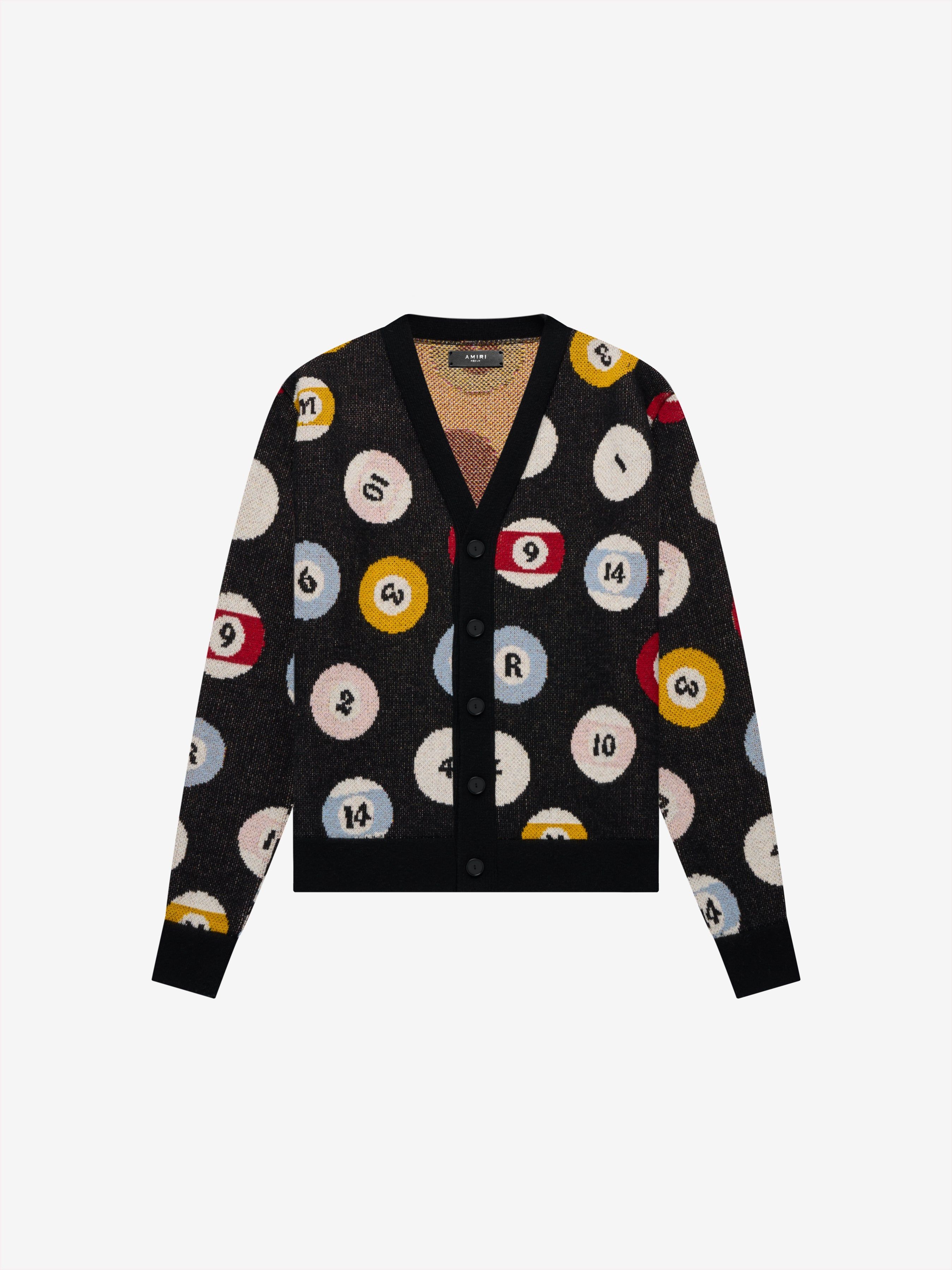 POOL BALL CARDIGAN - BLACK | Parallel