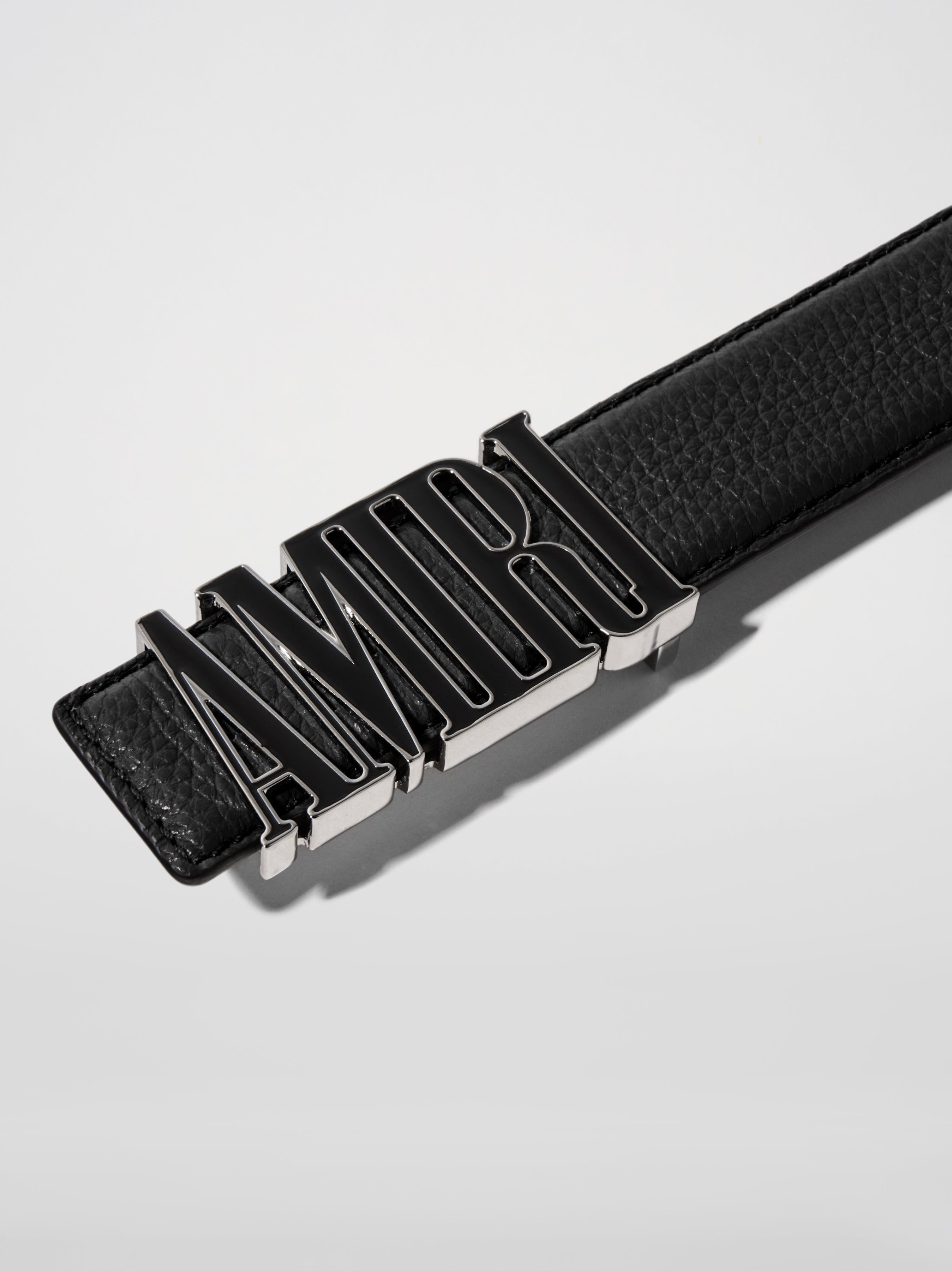 PEBBLED AMIRI BELT 3CM - BLACK sold by AMIRI product image thumbnail 3