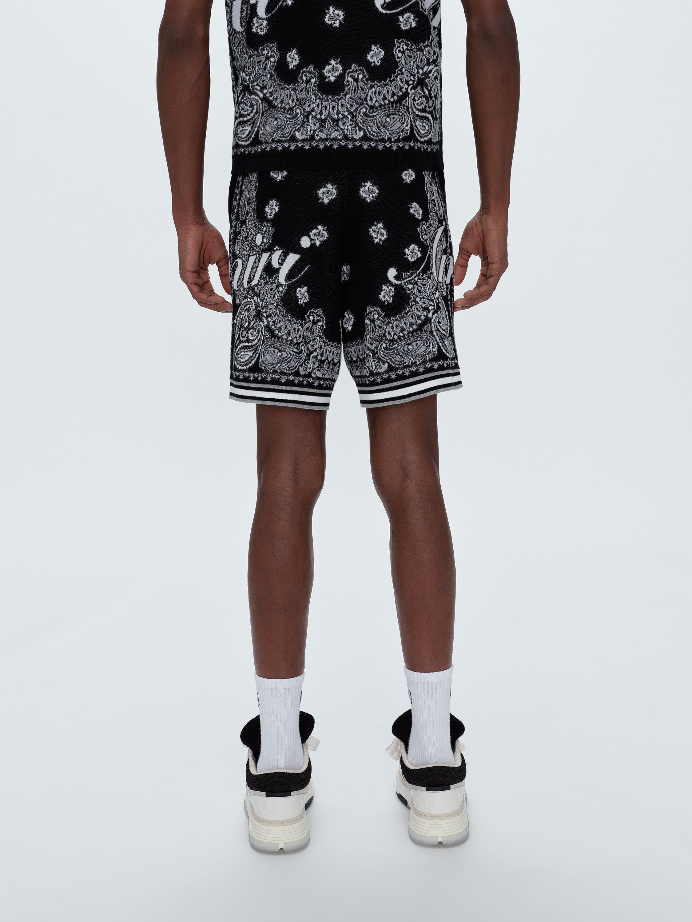 COTTON BANDANA SHORT - BLACK sold by AMIRI product image thumbnail 5
