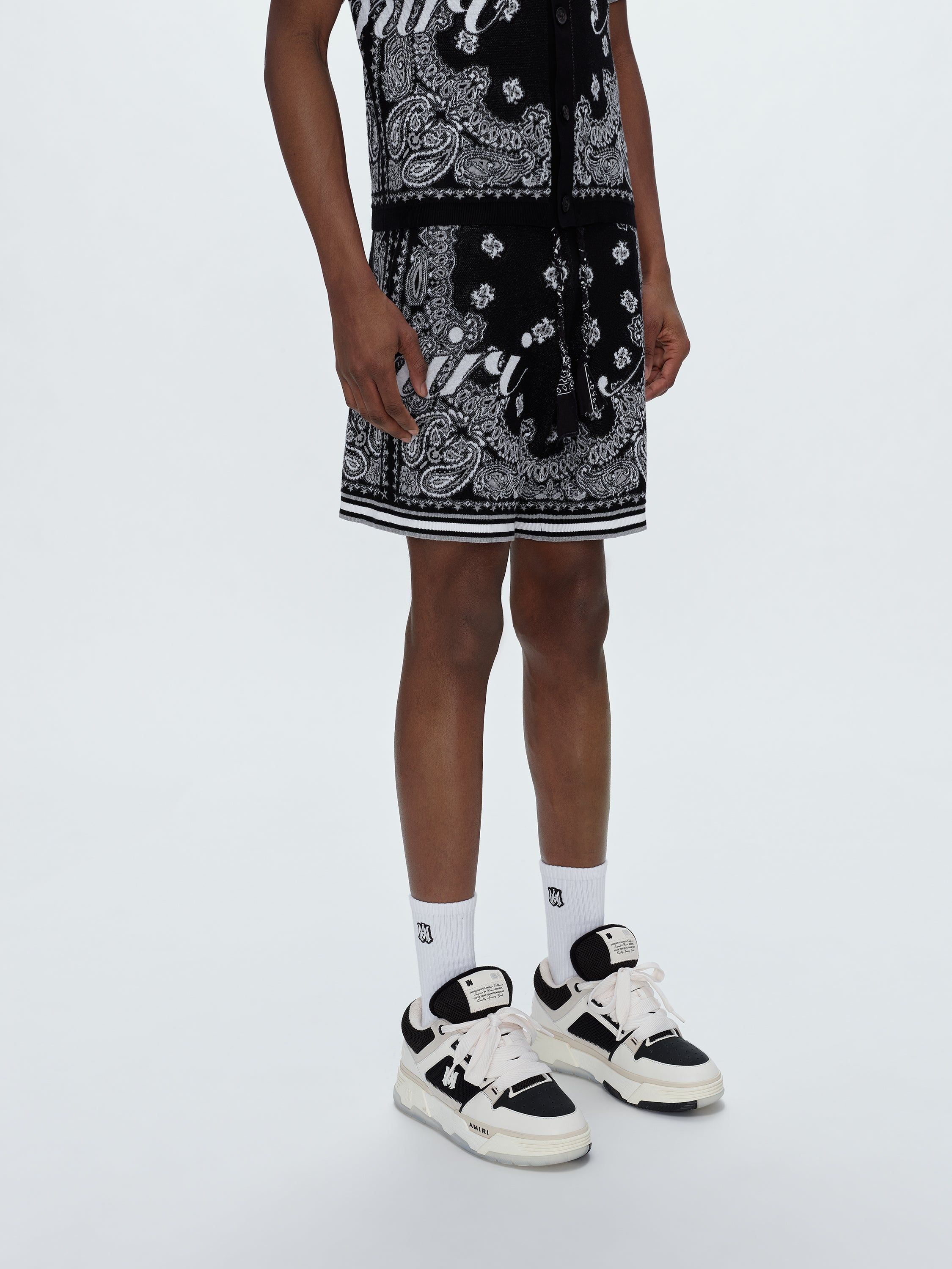 COTTON BANDANA SHORT - BLACK sold by AMIRI product image thumbnail 4