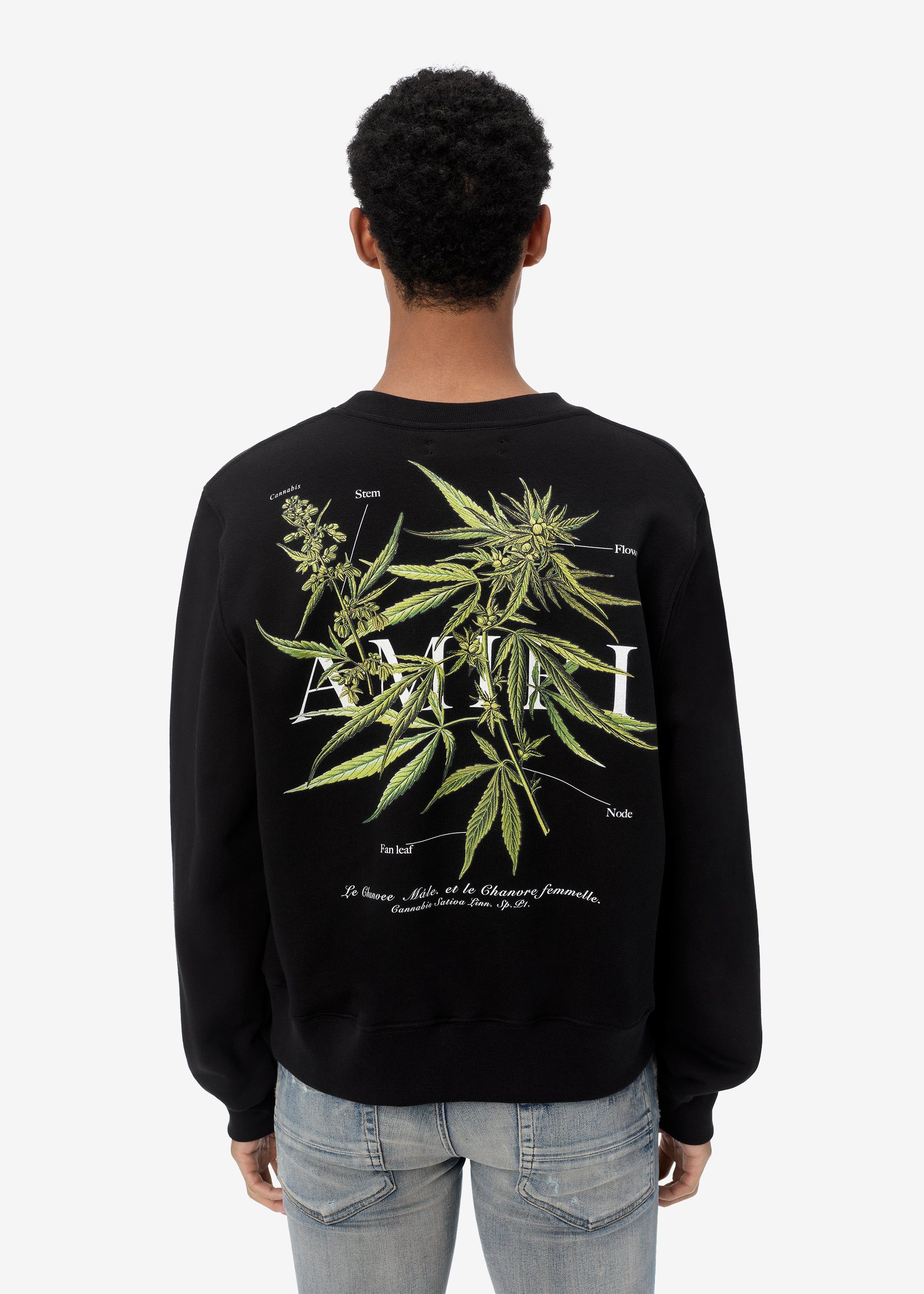 MEDICAL HEMP CREW - BLACK sold by AMIRI product image thumbnail 4