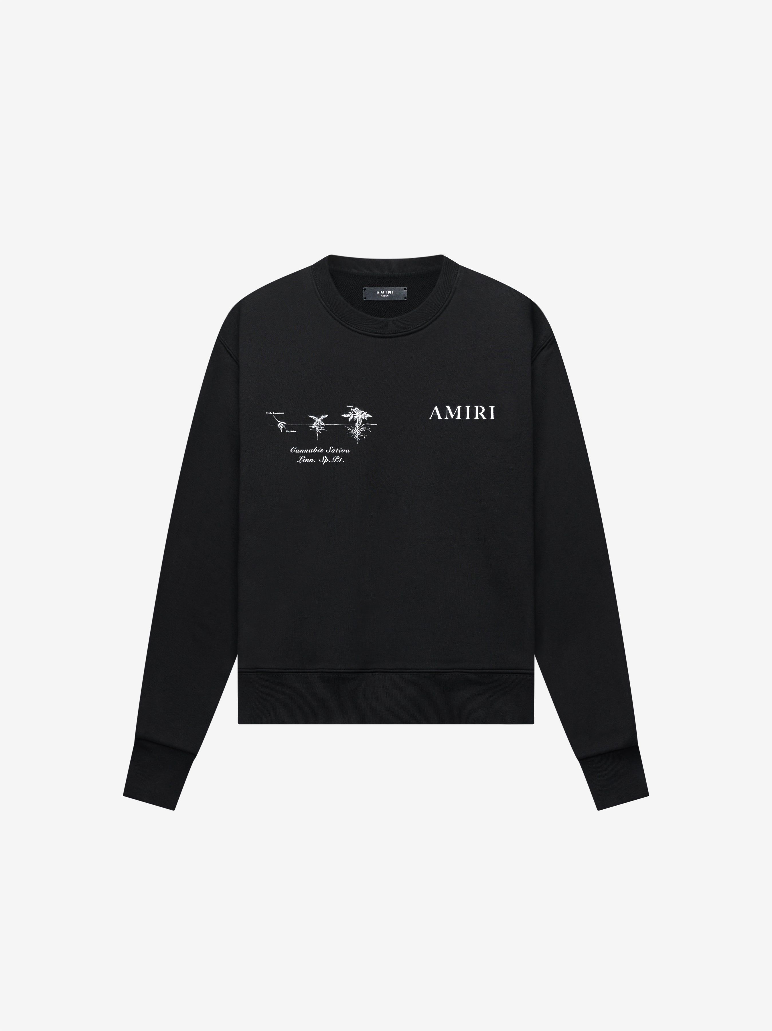 MEDICAL HEMP CREW - BLACK sold by AMIRI