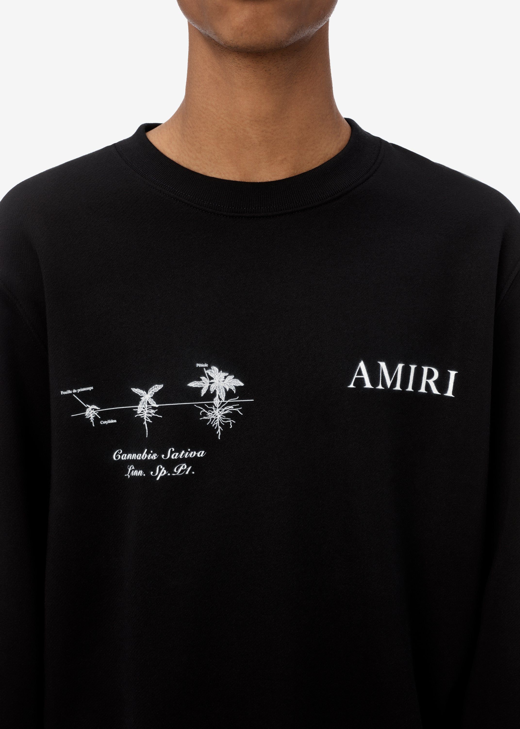 MEDICAL HEMP CREW - BLACK sold by AMIRI product image thumbnail 5