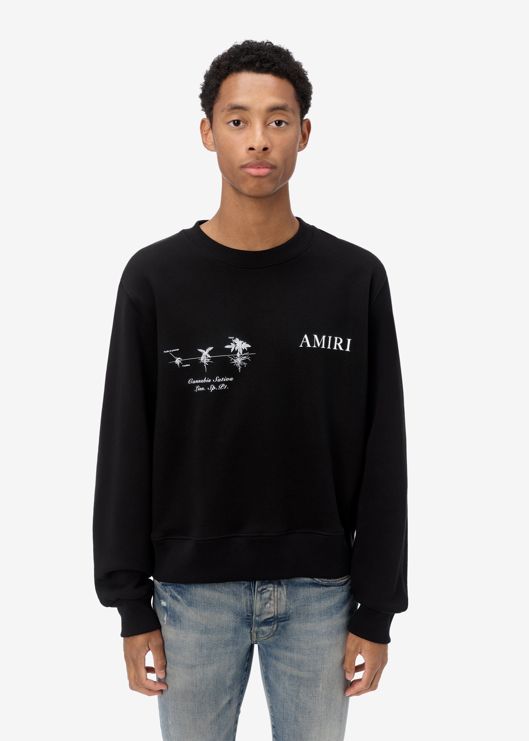 MEDICAL HEMP CREW - BLACK sold by AMIRI product image thumbnail 2