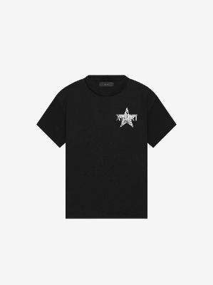 WOMEN - AMIRI PAISLEY STAR TEE - BLACK sold by AMIRI